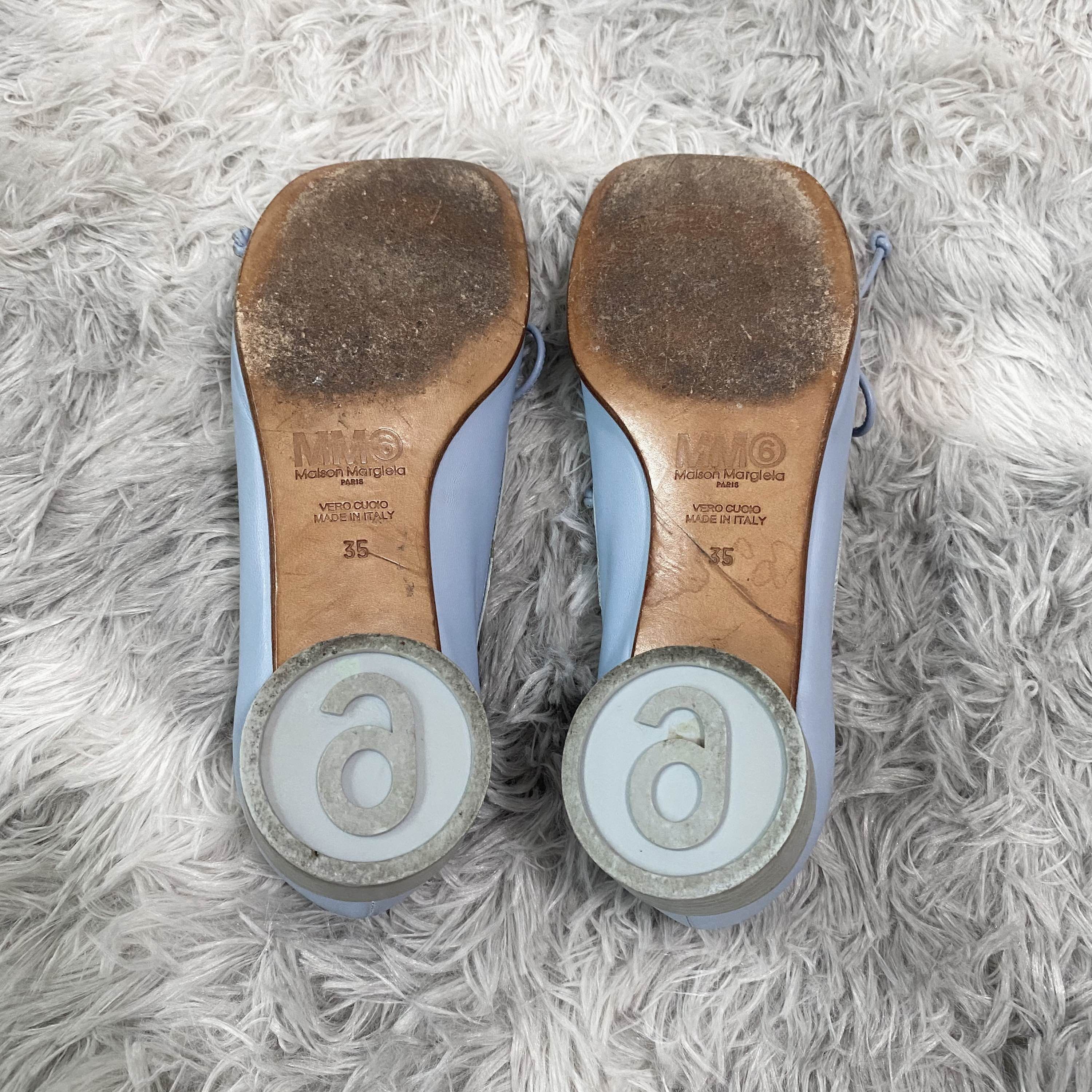 MM6 MM6 Maison Margiela Leather Bow Ballet Flats Size 35 Size US 5 / IT 35 - 4 Thumbnail