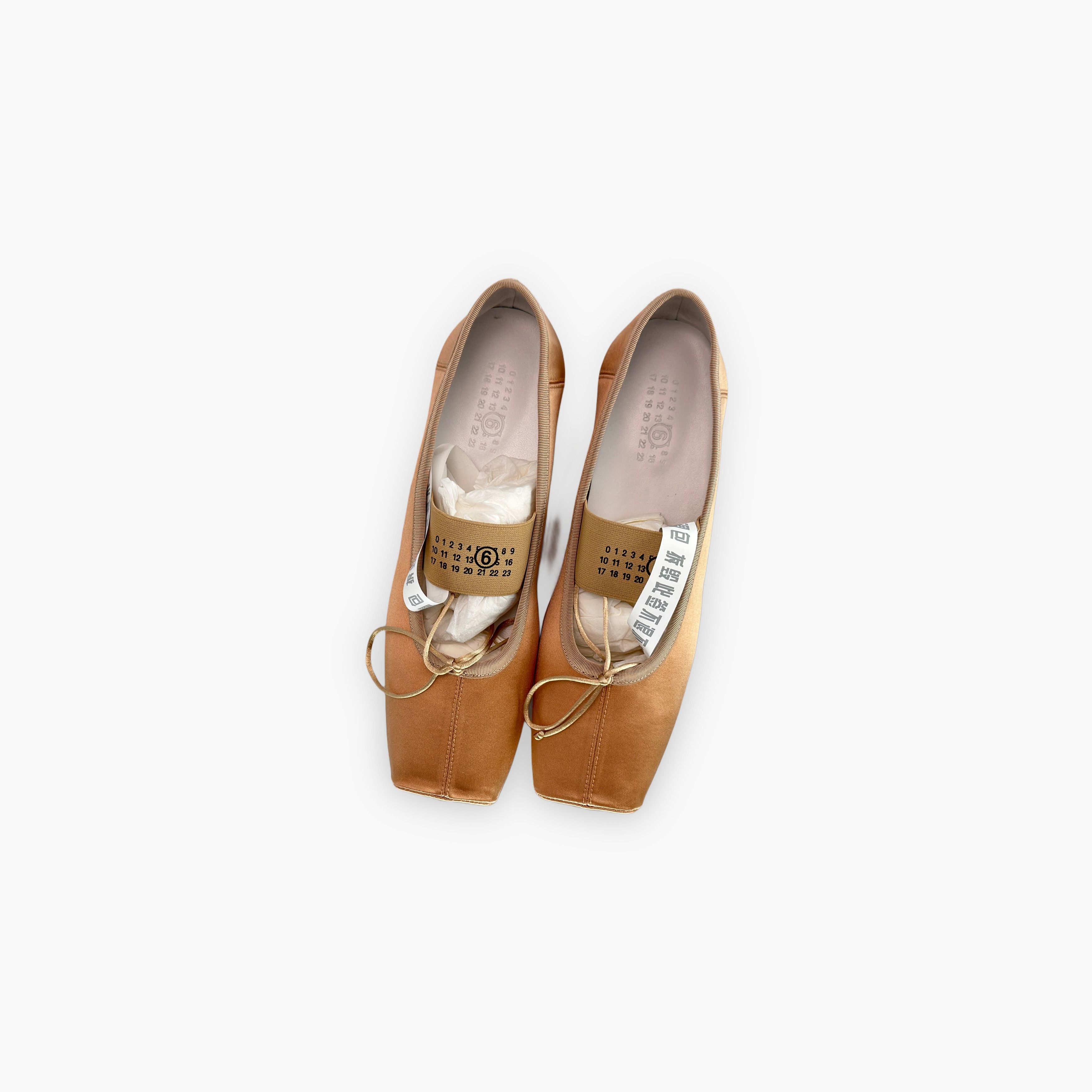 MM6 MM6 Maison Margiela Satin Square Toe Ballet Flats Size 39 Size US 9 / IT 39 - 9 Thumbnail