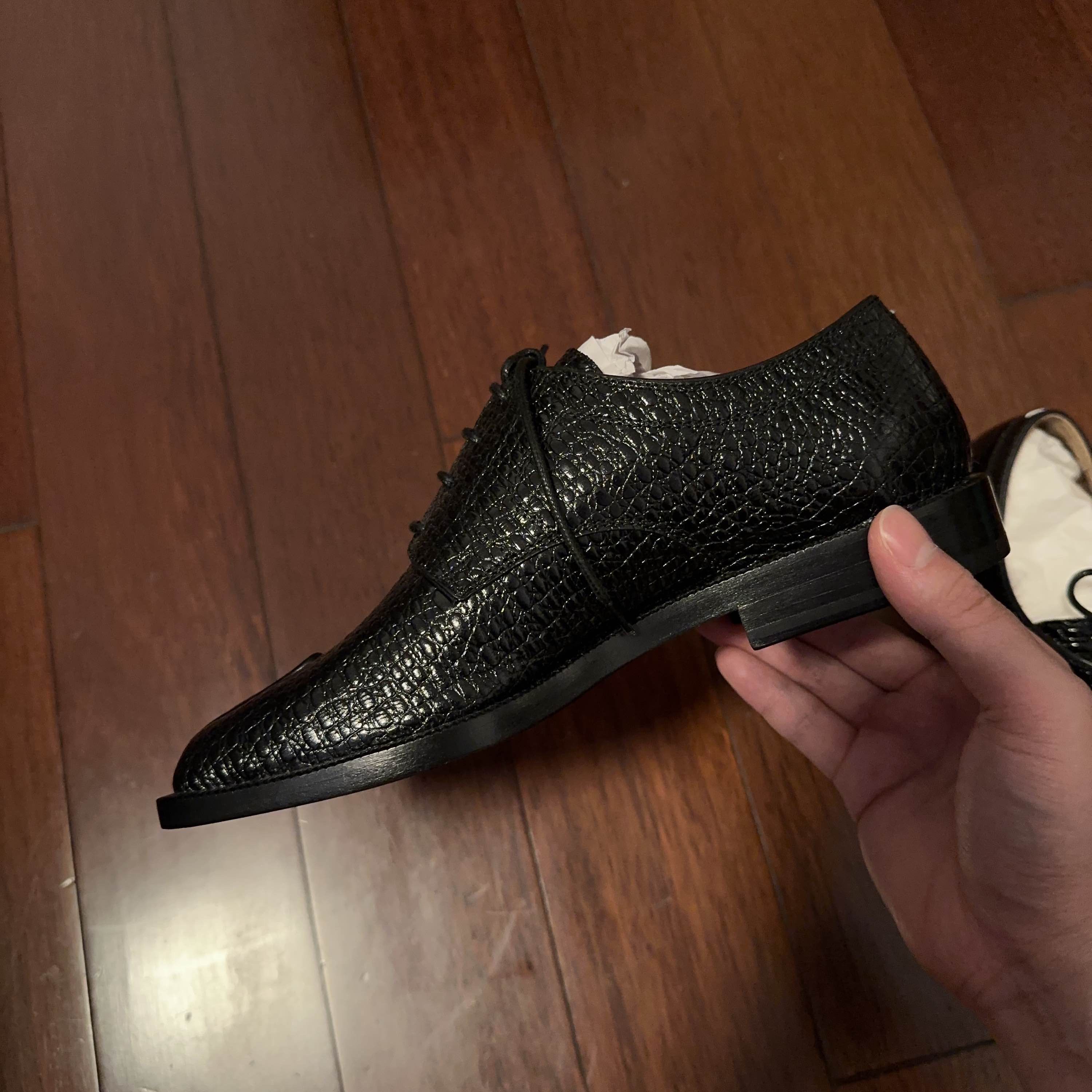 Maison Margiela Maison Margiela Textured Tabi Lace-Up Shoes Size 36 Size US 6 / IT 36 - 9 Thumbnail