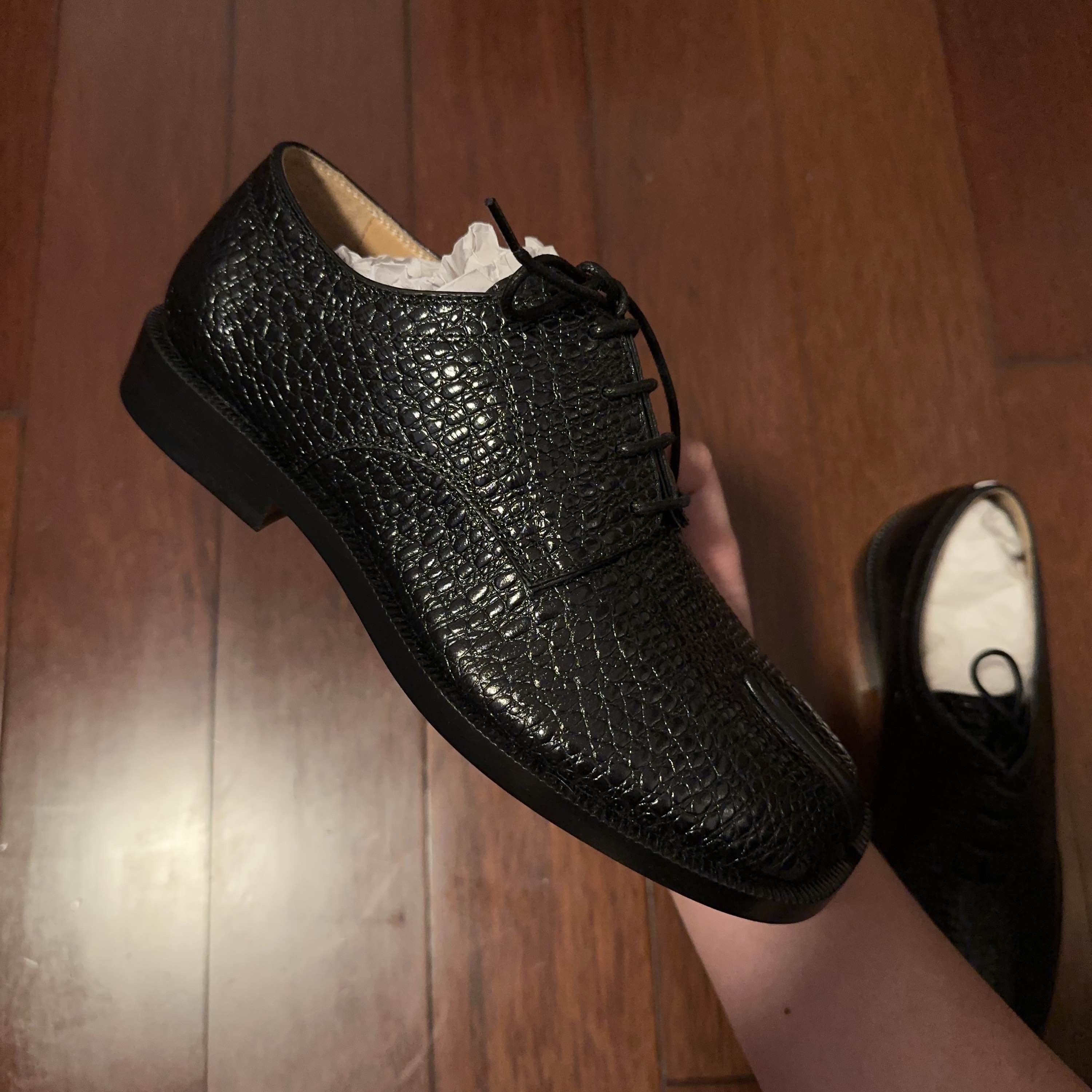 Maison Margiela Maison Margiela Textured Tabi Lace-Up Shoes Size 36 Size US 6 / IT 36 - 8 Thumbnail