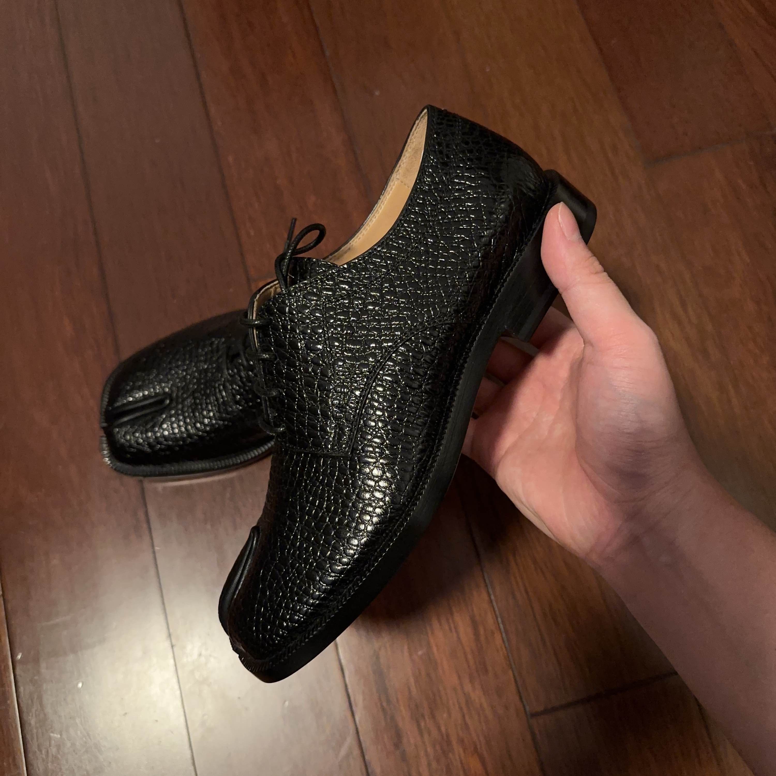 Maison Margiela Maison Margiela Textured Tabi Lace-Up Shoes Size 36 Size US 6 / IT 36 - 6 Thumbnail