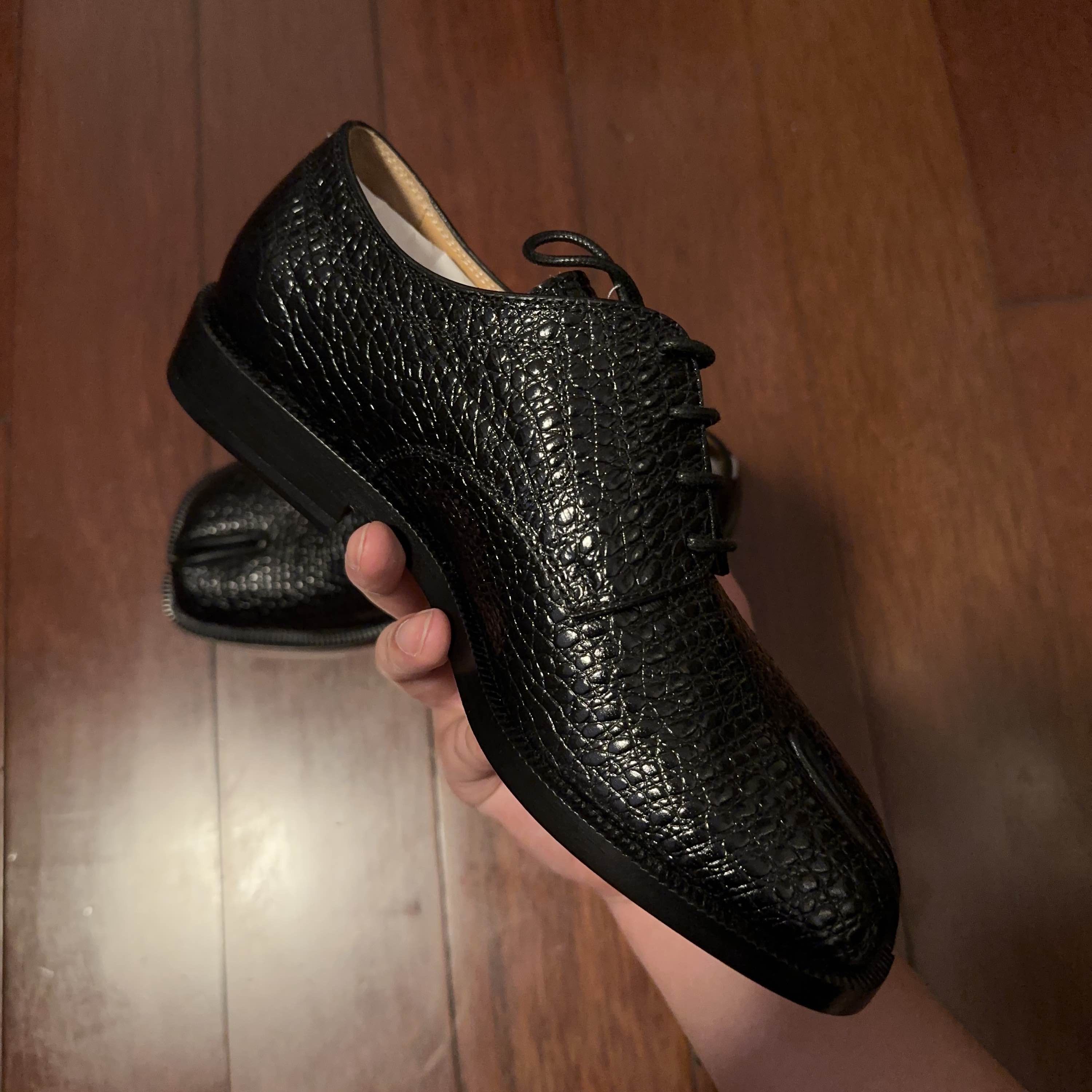 Maison Margiela Maison Margiela Textured Tabi Lace-Up Shoes Size 36 Size US 6 / IT 36 - 7 Thumbnail