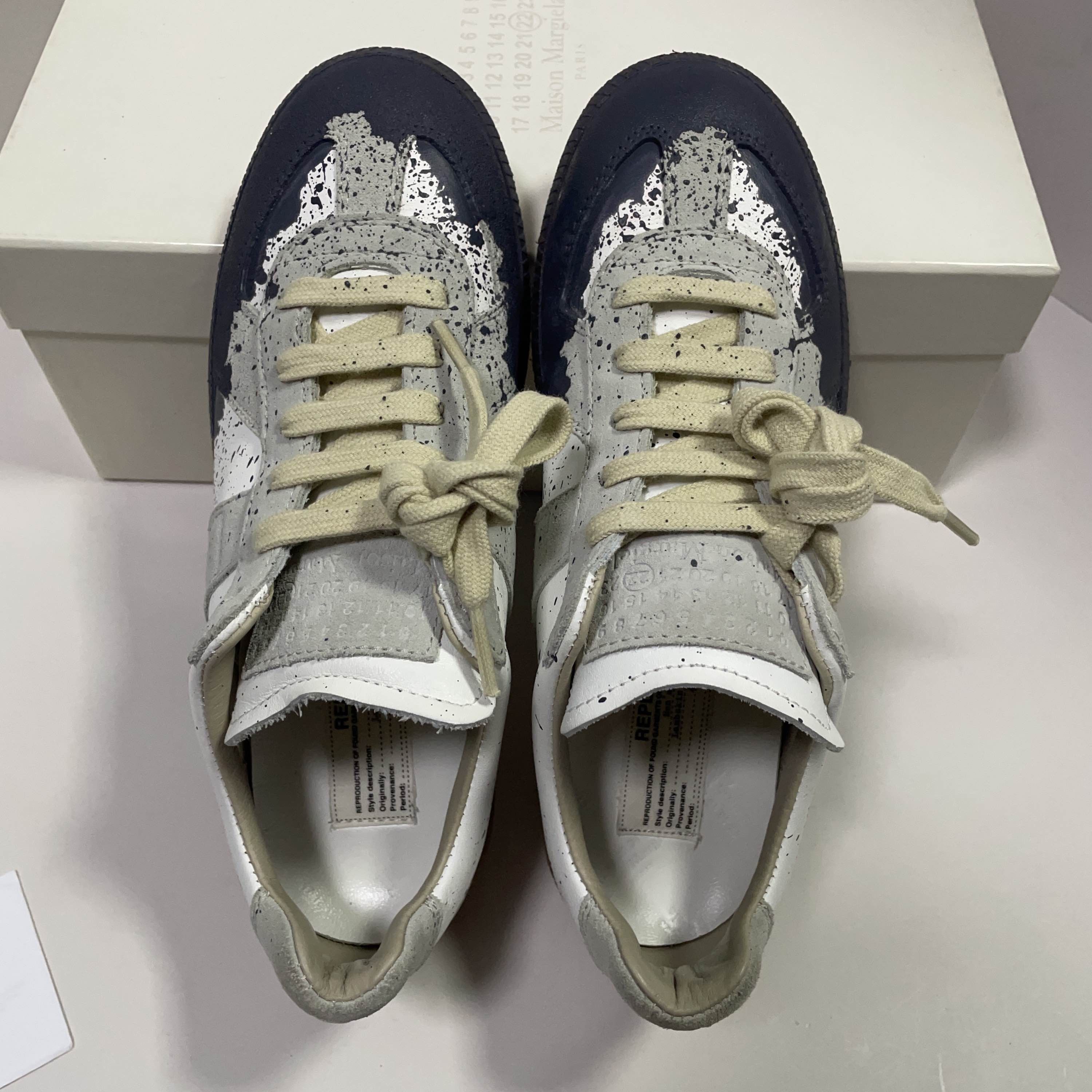 Maison Margiela Maison Margiela Replica Paint Splatter Sneakers Size 37 Size US 7 / IT 37 - 9 Thumbnail