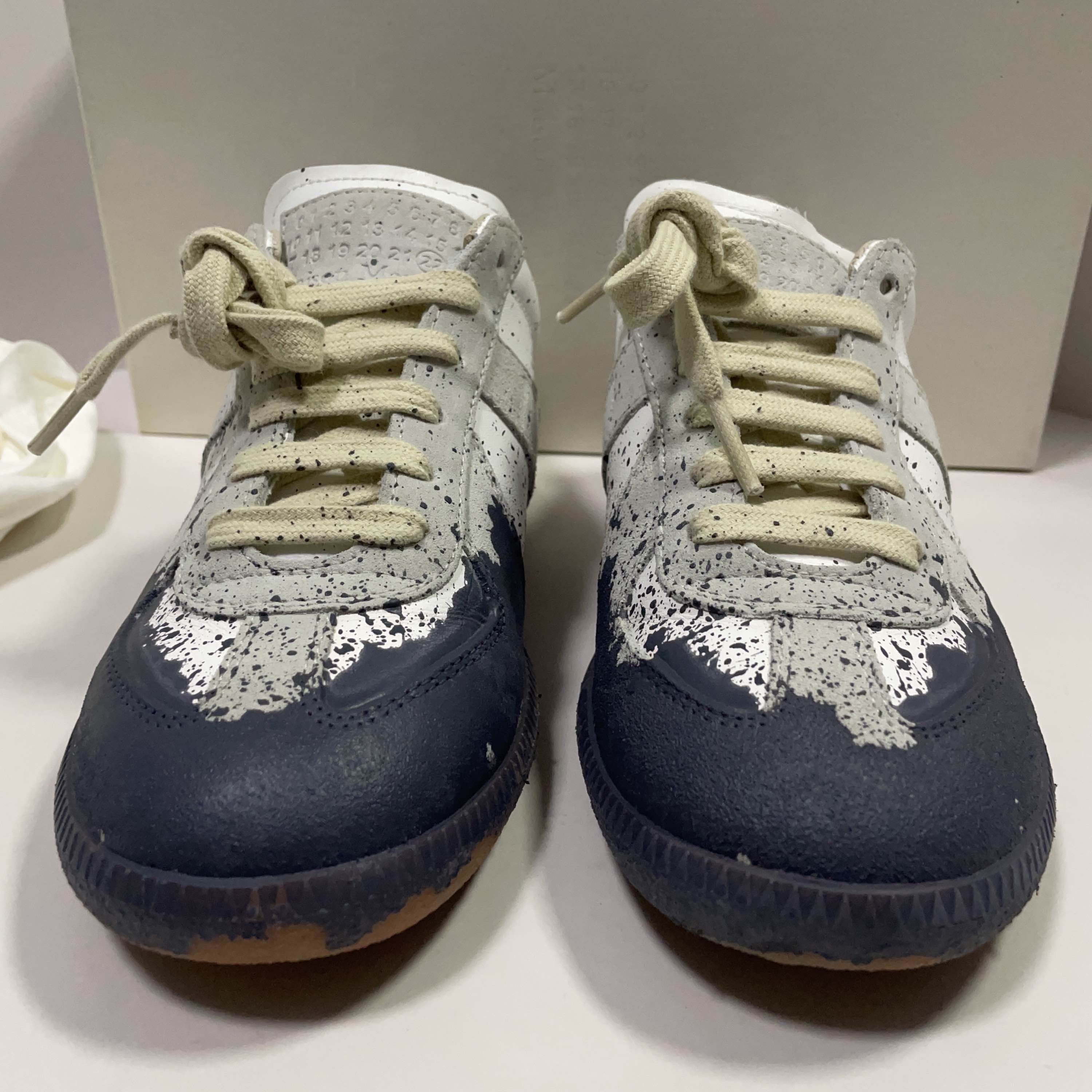 Maison Margiela Maison Margiela Replica Paint Splatter Sneakers Size 37 Size US 7 / IT 37 - 2 Thumbnail