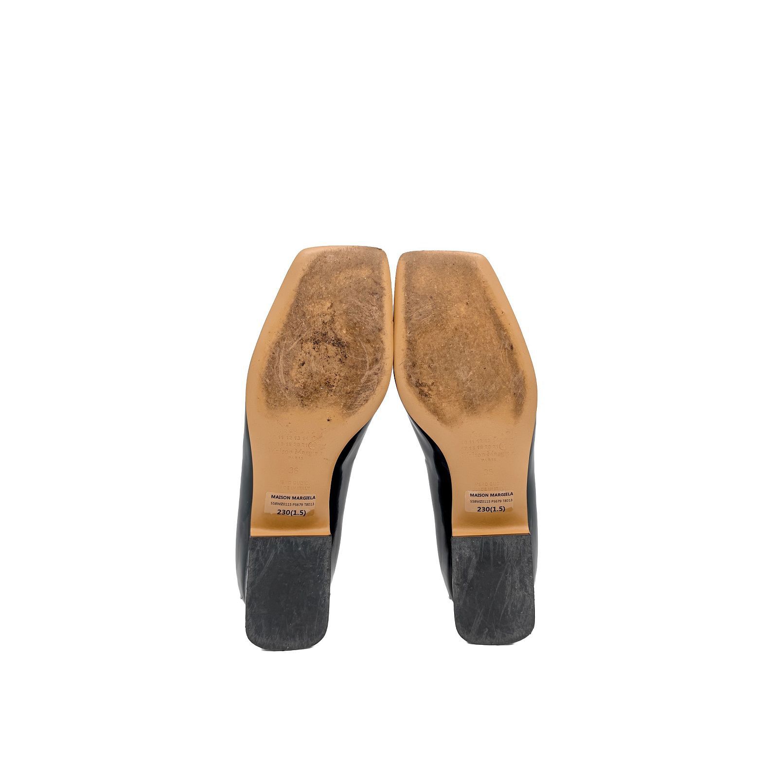 Maison Margiela Maison Margiela Square Toe Leather Flats Size 36 Size US 6 / IT 36 - 4 Thumbnail