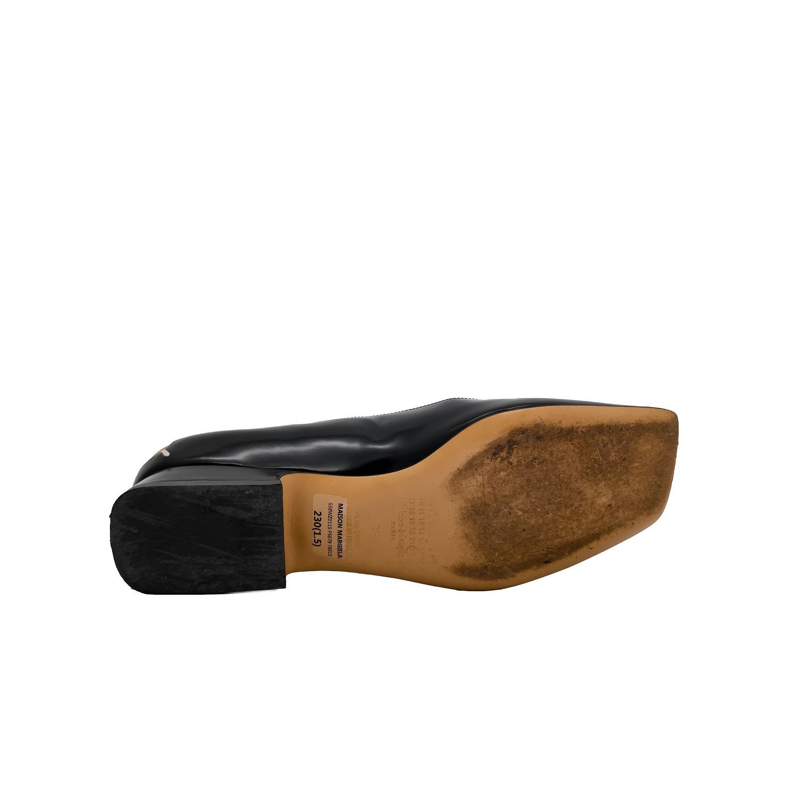 Maison Margiela Maison Margiela Square Toe Leather Flats Size 36 Size US 6 / IT 36 - 10 Thumbnail