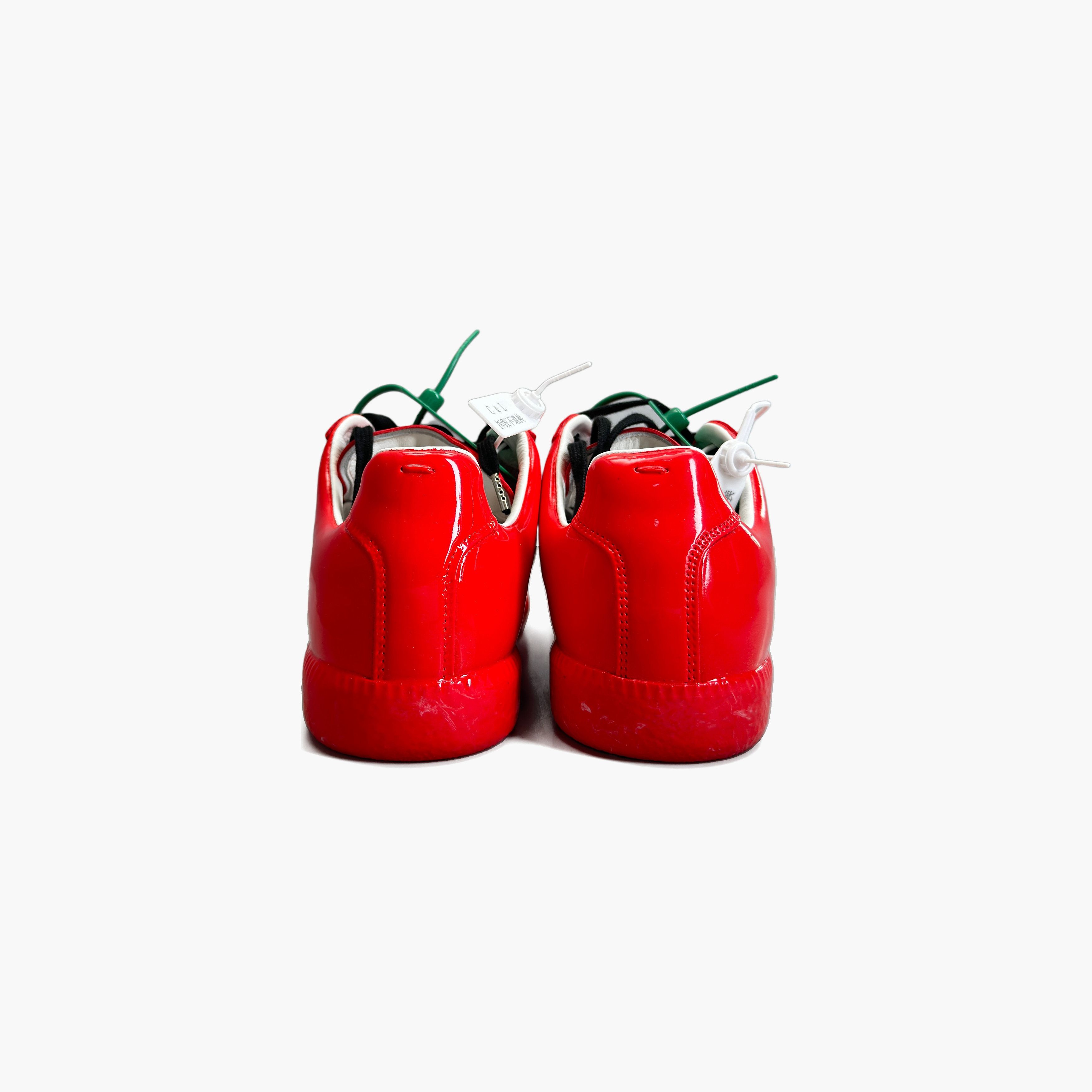 Maison Margiela Maison Margiela Replica Patent Leather Sneakers Size 38.5 Size US 8.5 / IT 38.5 - 6 Thumbnail