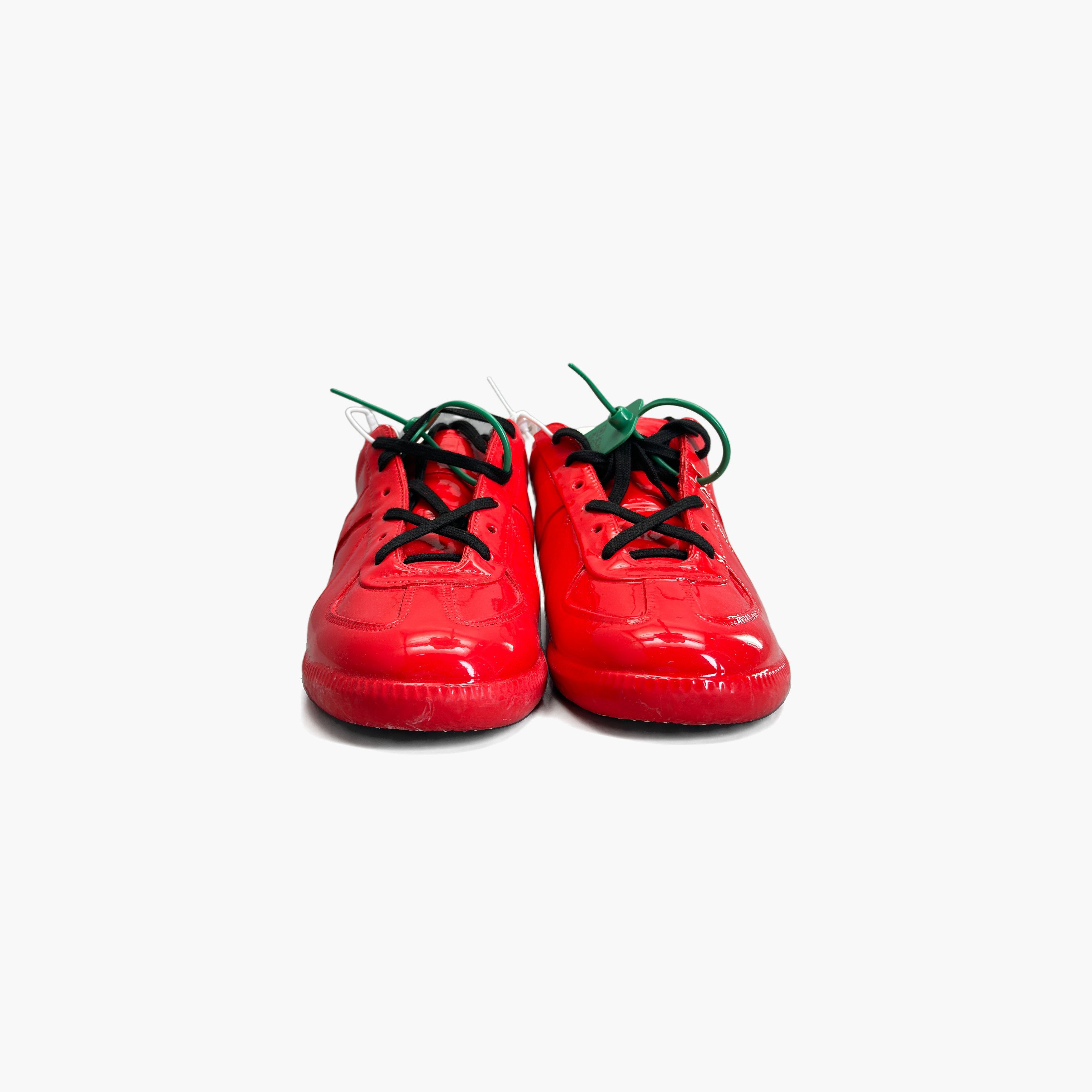 Maison Margiela Maison Margiela Replica Patent Leather Sneakers Size 38.5 Size US 8.5 / IT 38.5 - 5 Thumbnail