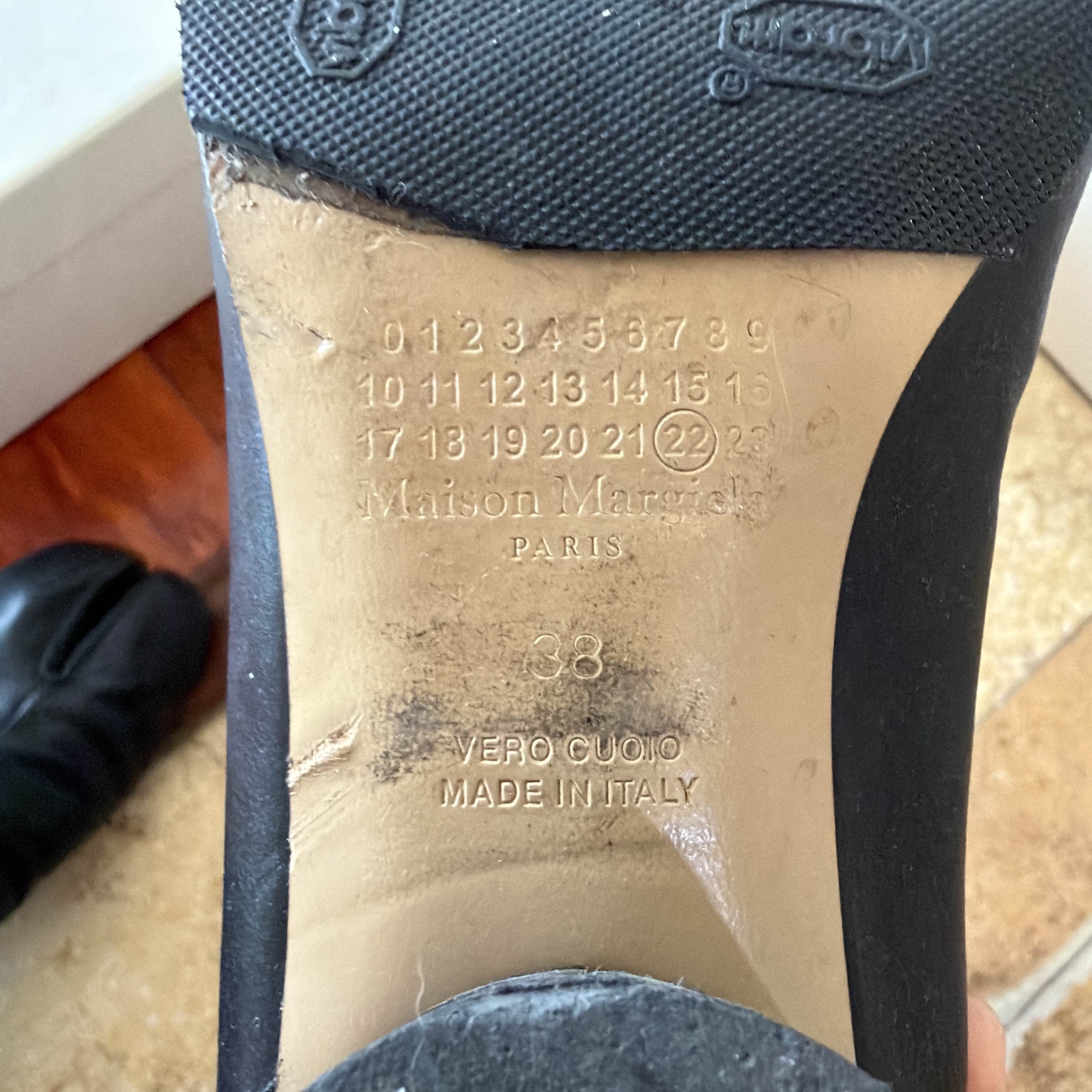 Maison Margiela Maison Margiela Black Leather Tabi Boots Size 38 Size US 8 / IT 38 - 5 Thumbnail