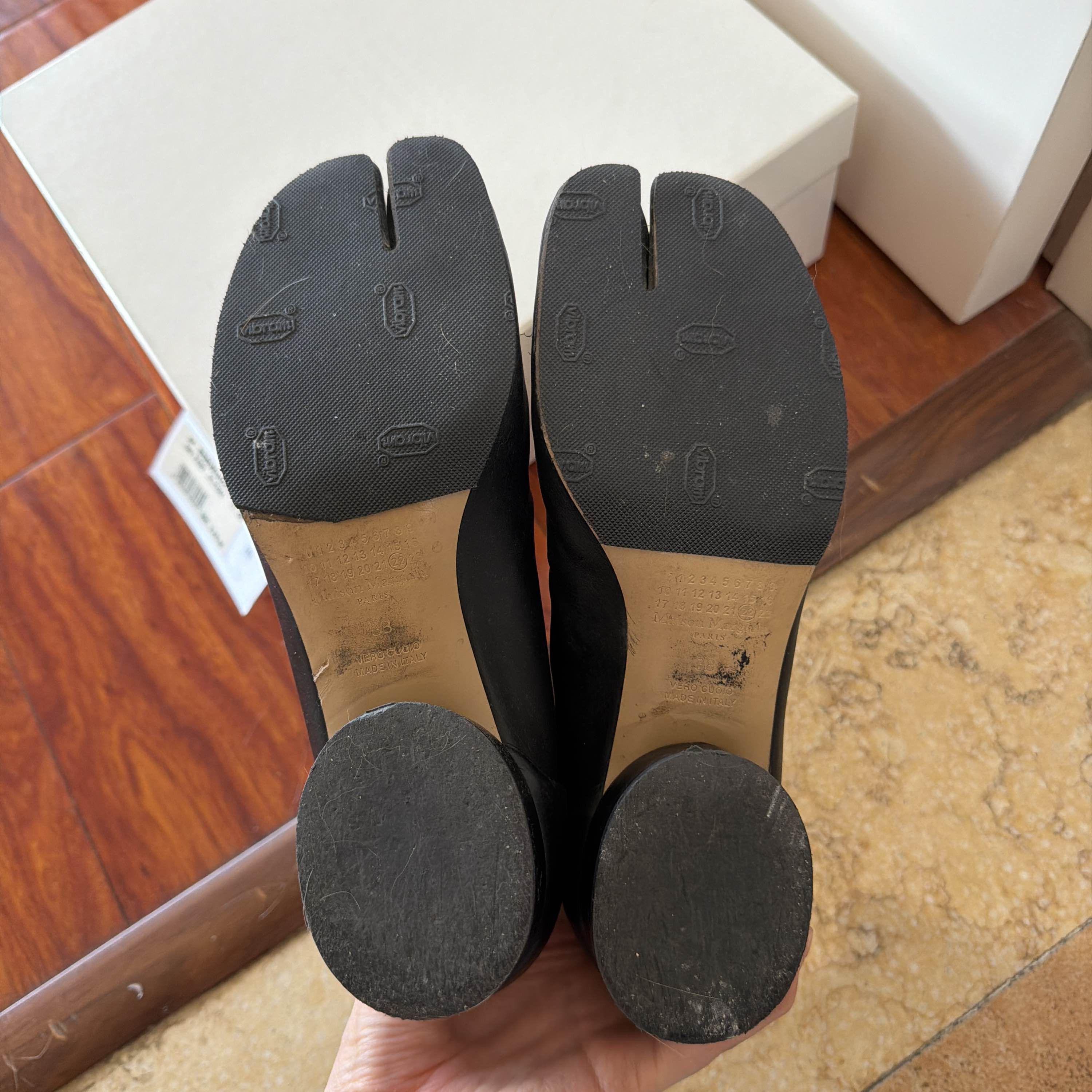 Maison Margiela Maison Margiela Black Leather Tabi Boots Size 38 Size US 8 / IT 38 - 4 Thumbnail