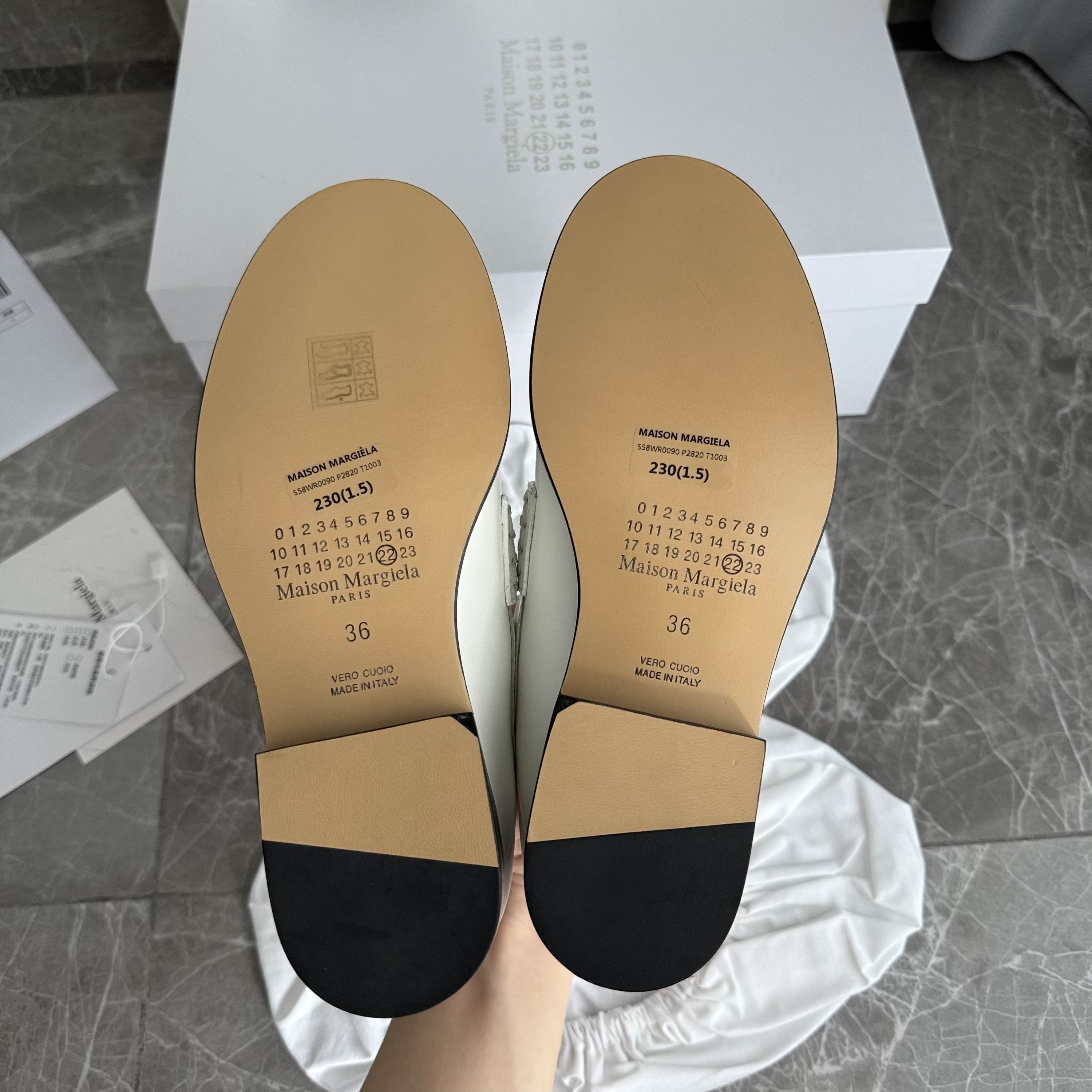Maison Margiela Maison Margiela White Replica Loafers Size 36 Size US 6 / IT 36 - 4 Thumbnail