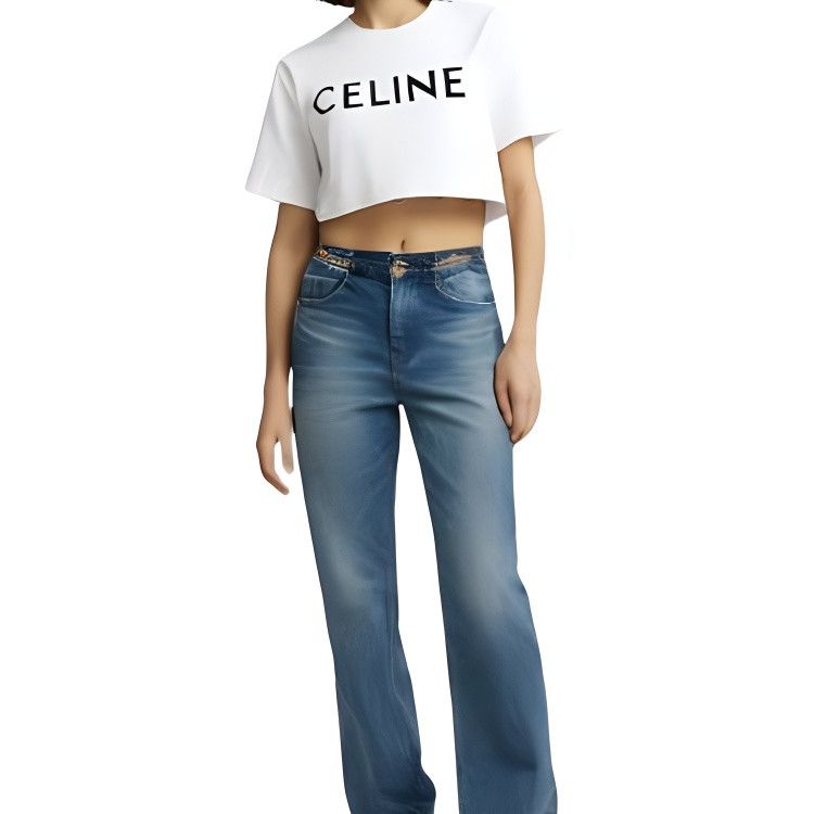 Celine CELINE Logo T-Shirt Size XS Size XS / US 0-2 / IT 36-38 - 5 Thumbnail