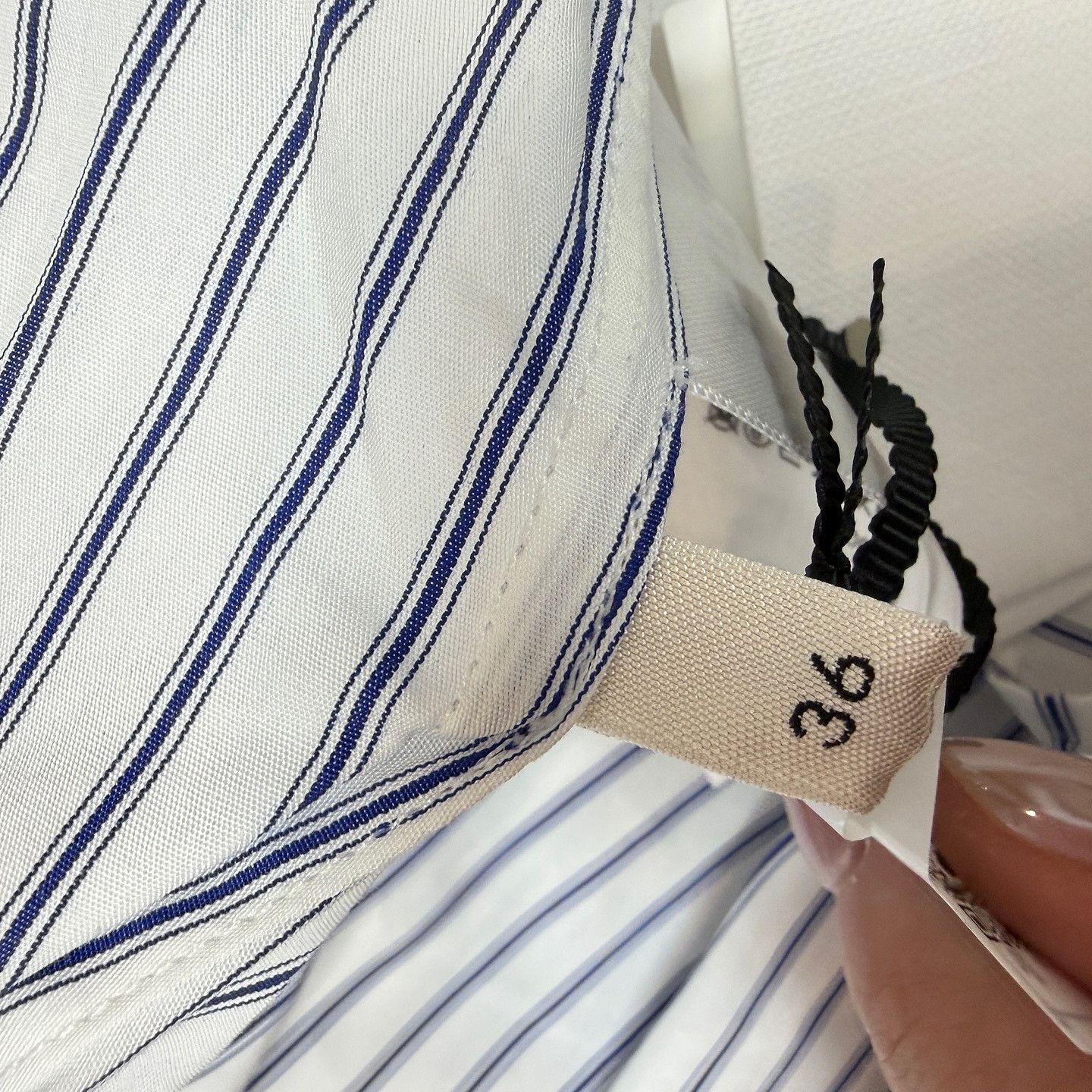 Celine Celine Striped Cotton Shirt Size 36 Size XS / US 0-2 / IT 36-38 - 3 Thumbnail