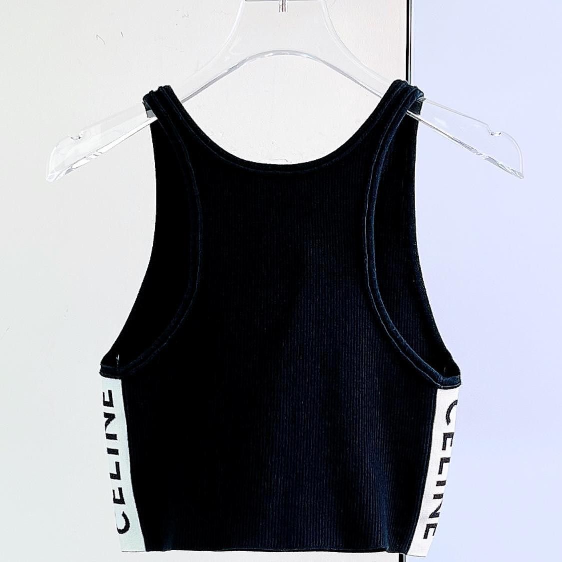 Celine Celine Logo Zip Tank Top Size XS Size XS / US 0-2 / IT 36-38 - 2 Thumbnail