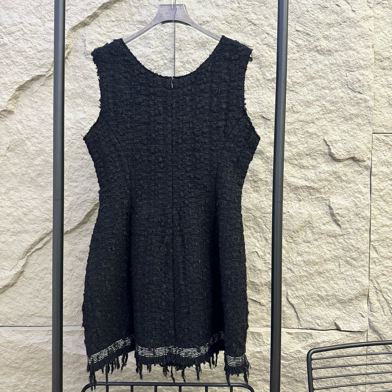 Celine CELINE Textured Sleeveless Mini Dress Size 40 Size M / US 6-8 / IT 42-44 - 2 Thumbnail