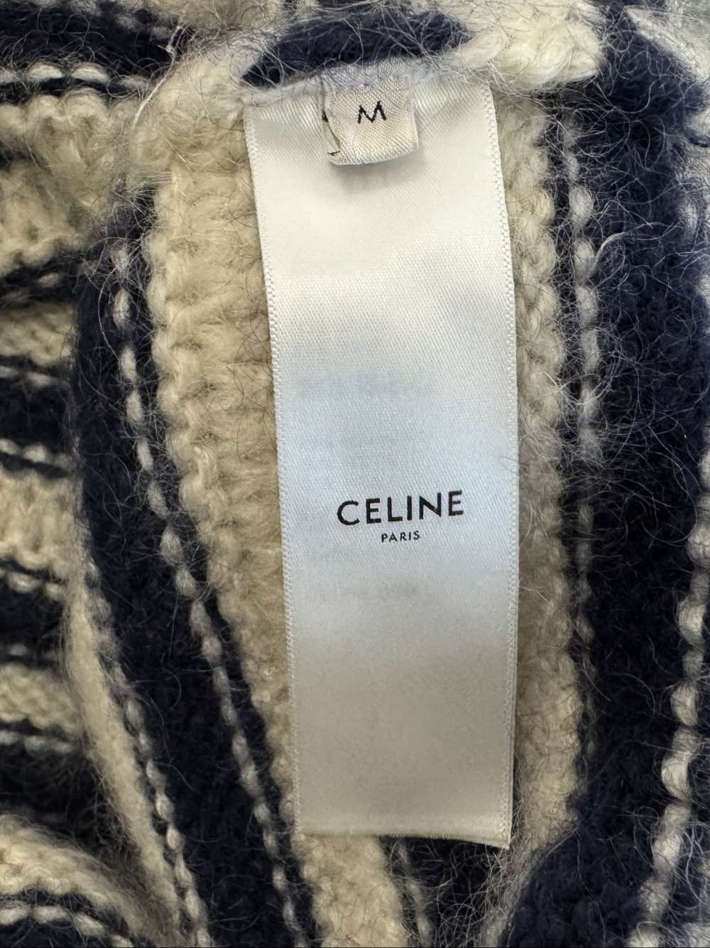 Celine Celine Striped Mohair Blend Sweater Size M Size M / US 6-8 / IT 42-44 - 4 Thumbnail