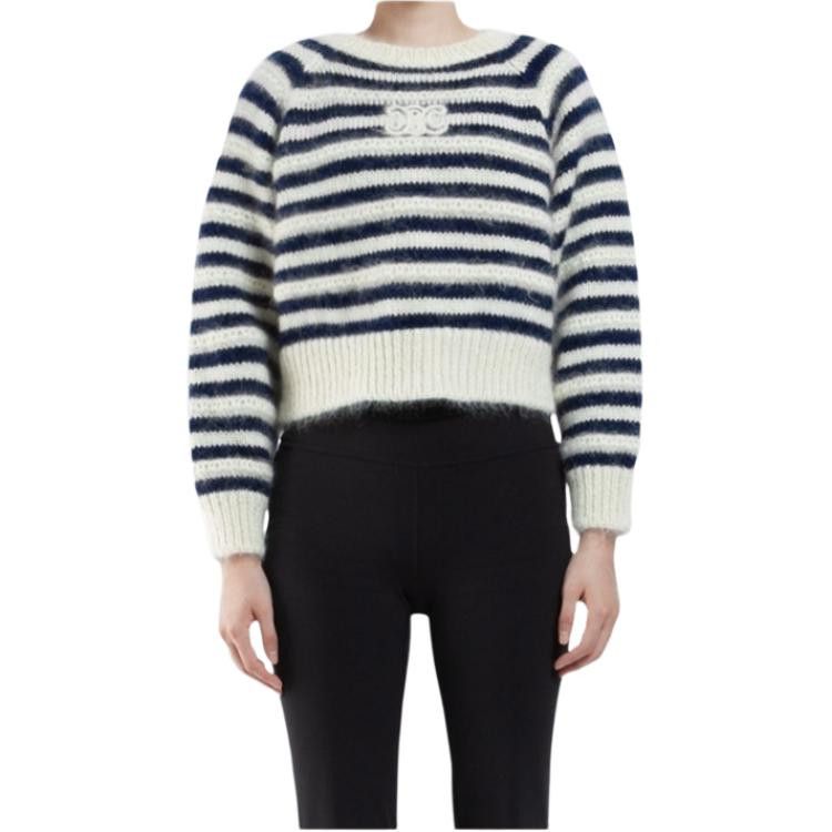 Celine Celine Striped Mohair Blend Sweater Size M Size M / US 6-8 / IT 42-44 - 7 Thumbnail