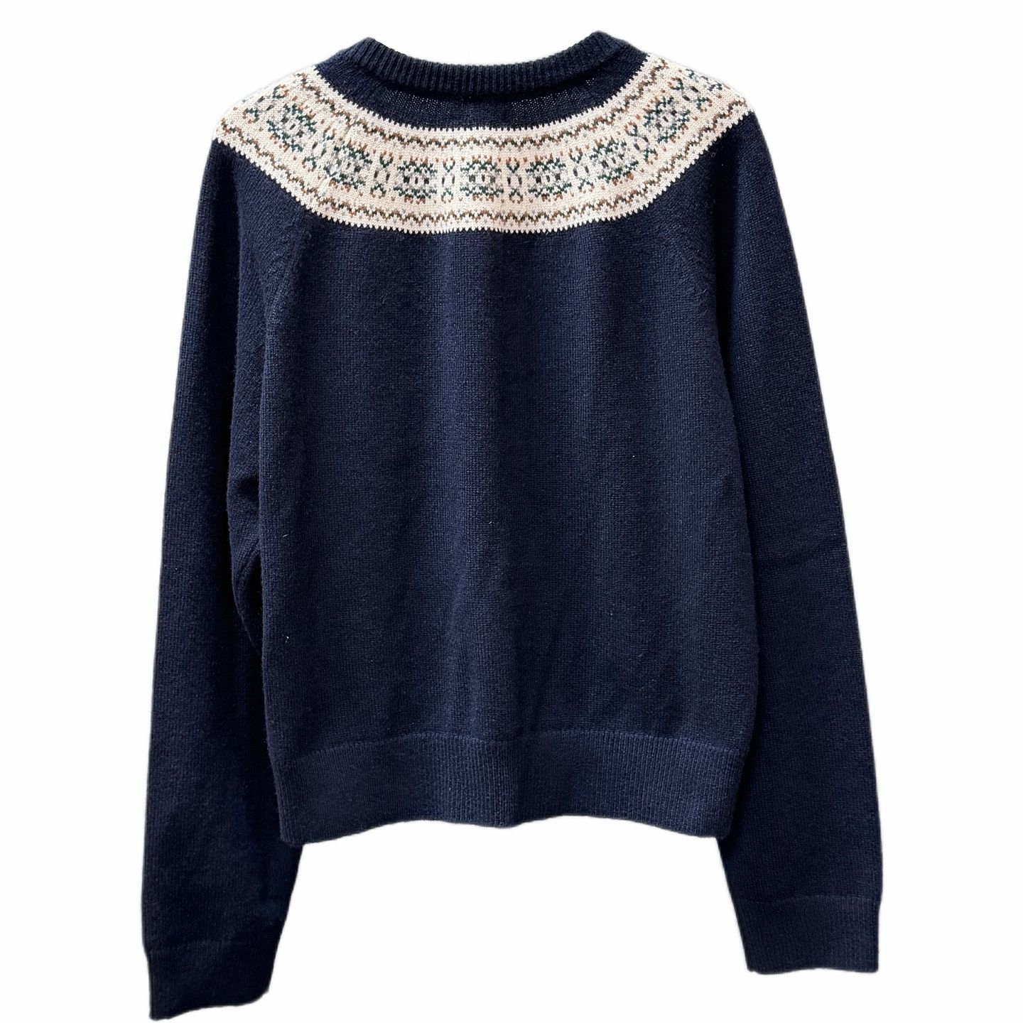 Celine Celine Fair Isle Cashmere Cardigan Size L Size L / US 10 / IT 46 - 2 Thumbnail