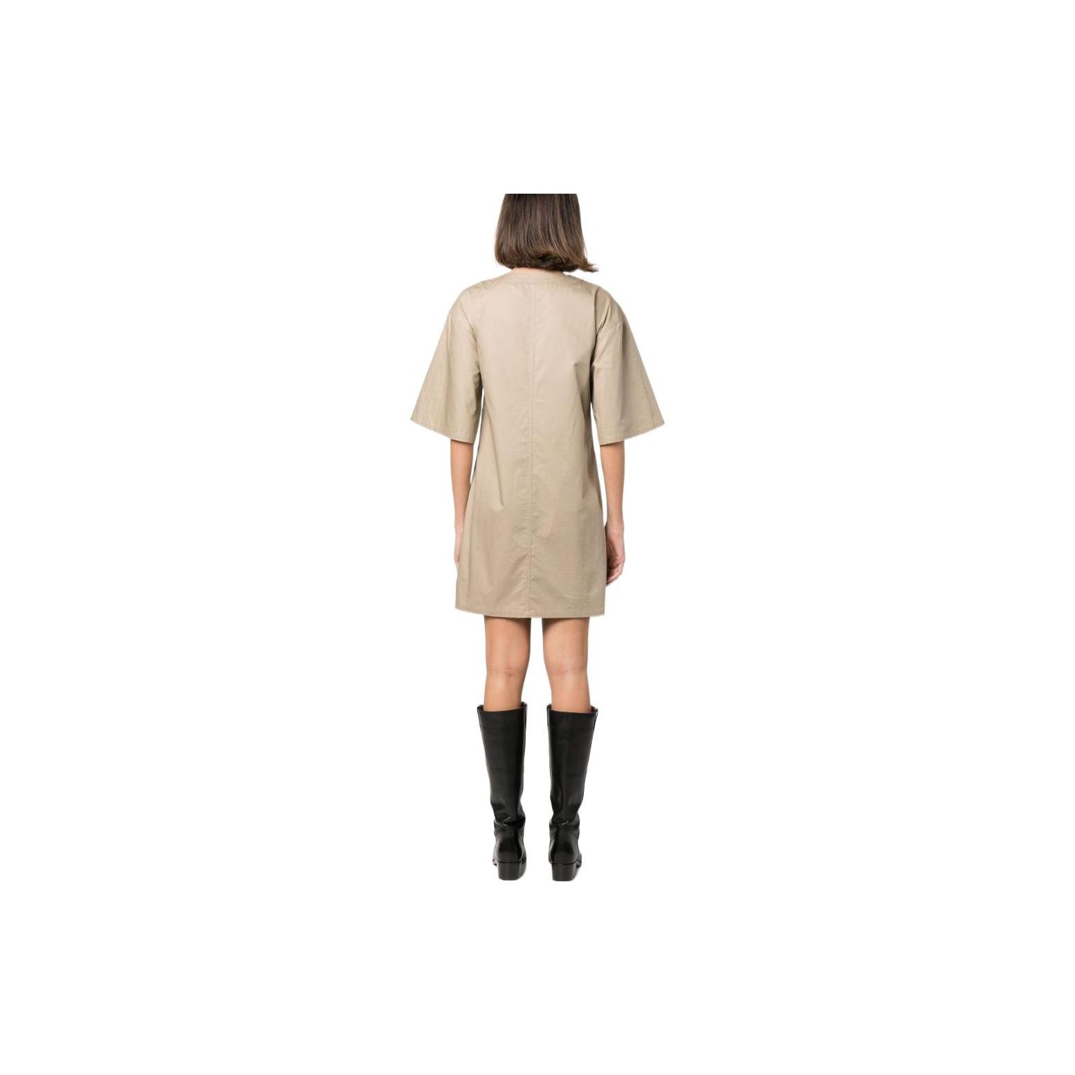 Celine Celine Cotton Button-Up Utility Mini Dress Size 38 Size S / US 4 / IT 40 - 6 Thumbnail