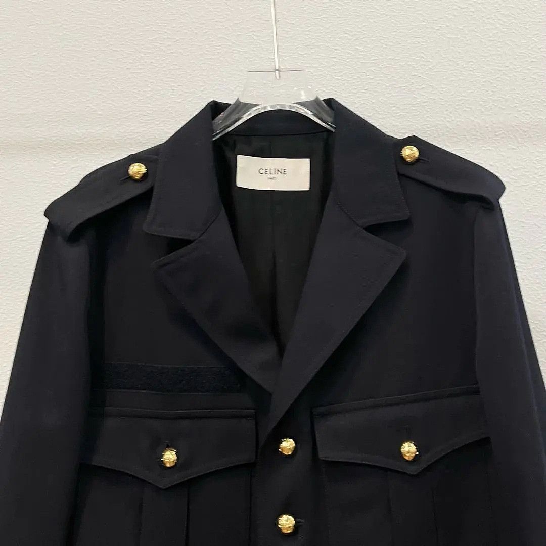 Celine Celine Wool Button Up Jacket Size 42 Size M / US 6-8 / IT 42-44 - 6 Thumbnail