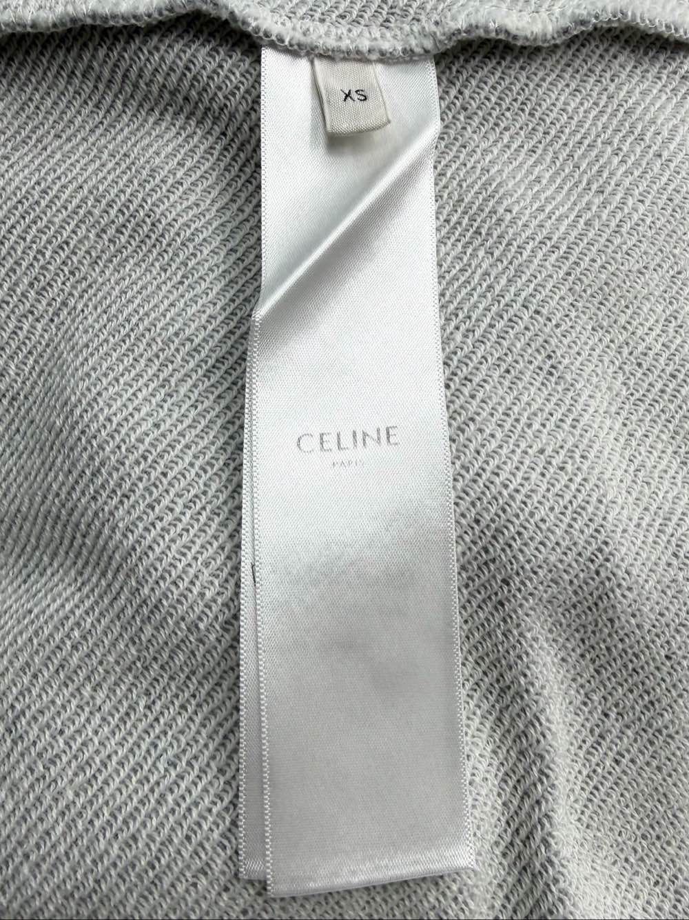 Celine Celine Logo Print Short Sleeve Sweatshirt XS Size XS / US 0-2 / IT 36-38 - 4 Thumbnail