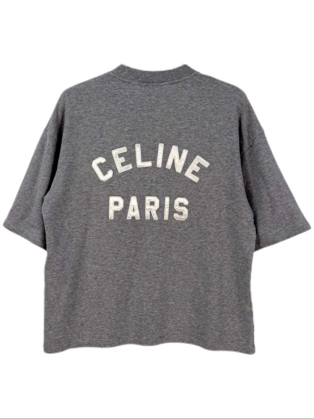 Celine Celine Logo Print Short Sleeve Sweatshirt XS Size XS / US 0-2 / IT 36-38 - 2 Thumbnail