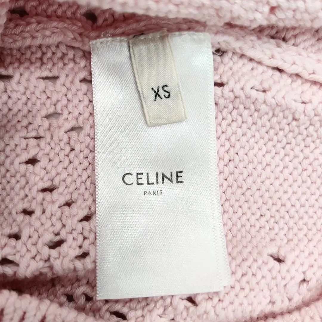 Celine CELINE Pink Knit Button Up Cardigan Size XS Size XS / US 0-2 / IT 36-38 - 4 Thumbnail