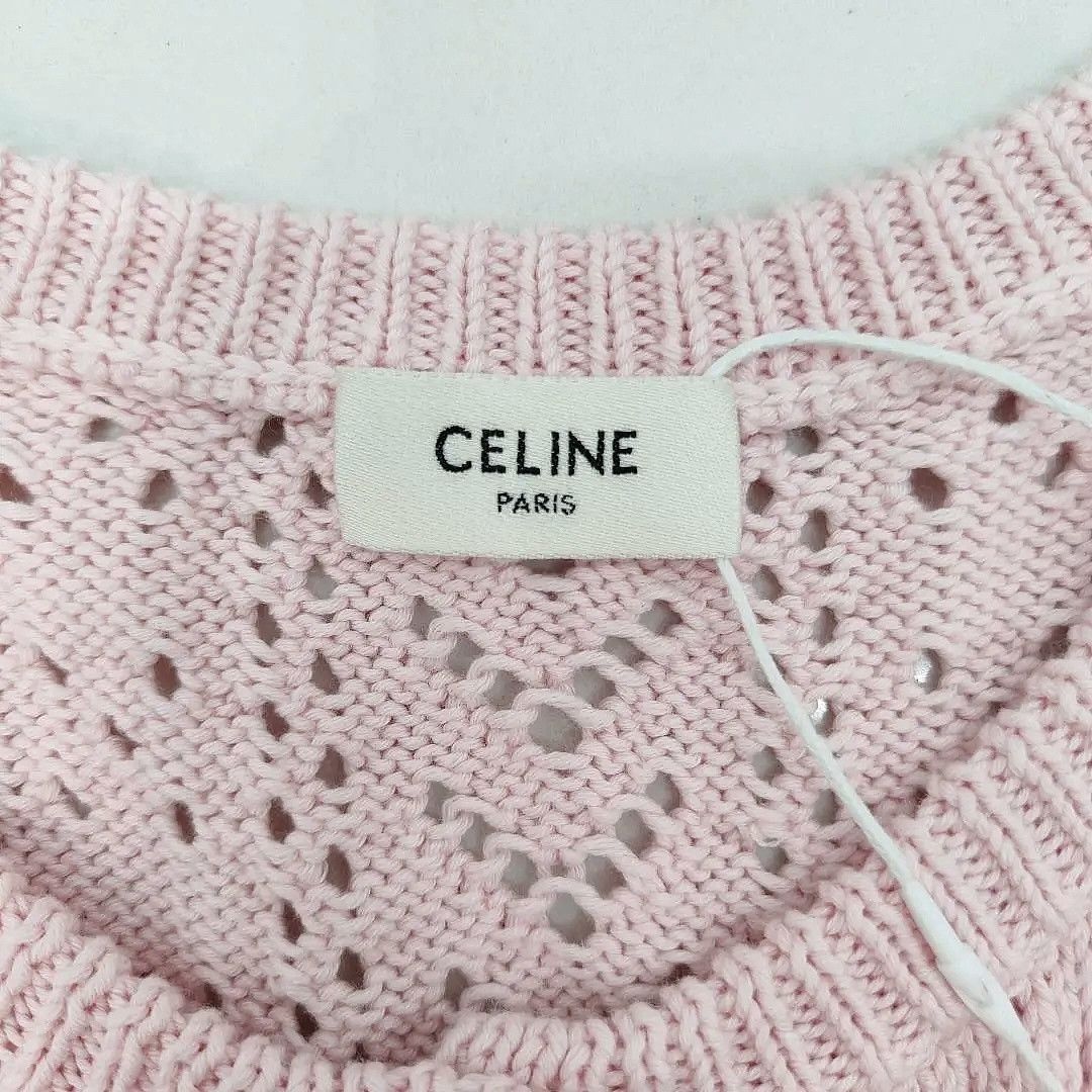 Celine CELINE Pink Knit Button Up Cardigan Size XS Size XS / US 0-2 / IT 36-38 - 3 Thumbnail