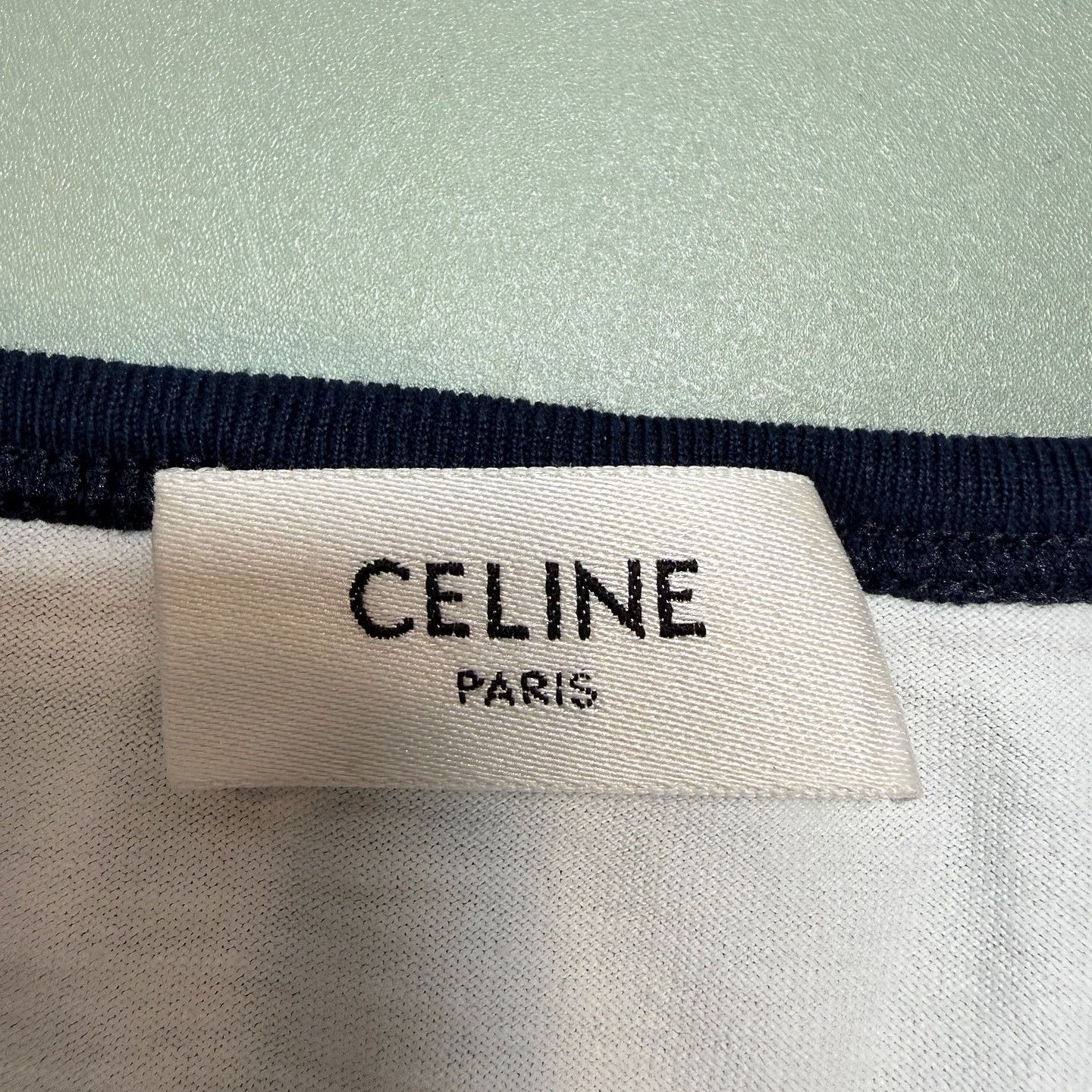 Celine CELINE Logo T-Shirt Size L Size US L / EU 52-54 / 3 - 3 Thumbnail