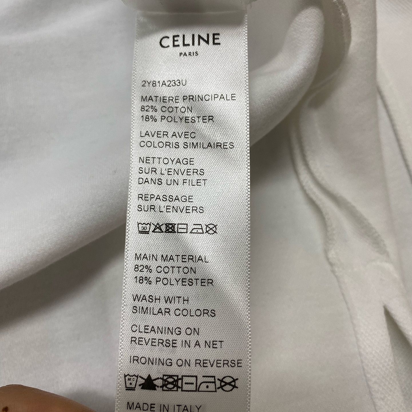 Celine CELINE Triomphe Button Up Shirt Size M Size M / US 6-8 / IT 42-44 - 4 Thumbnail