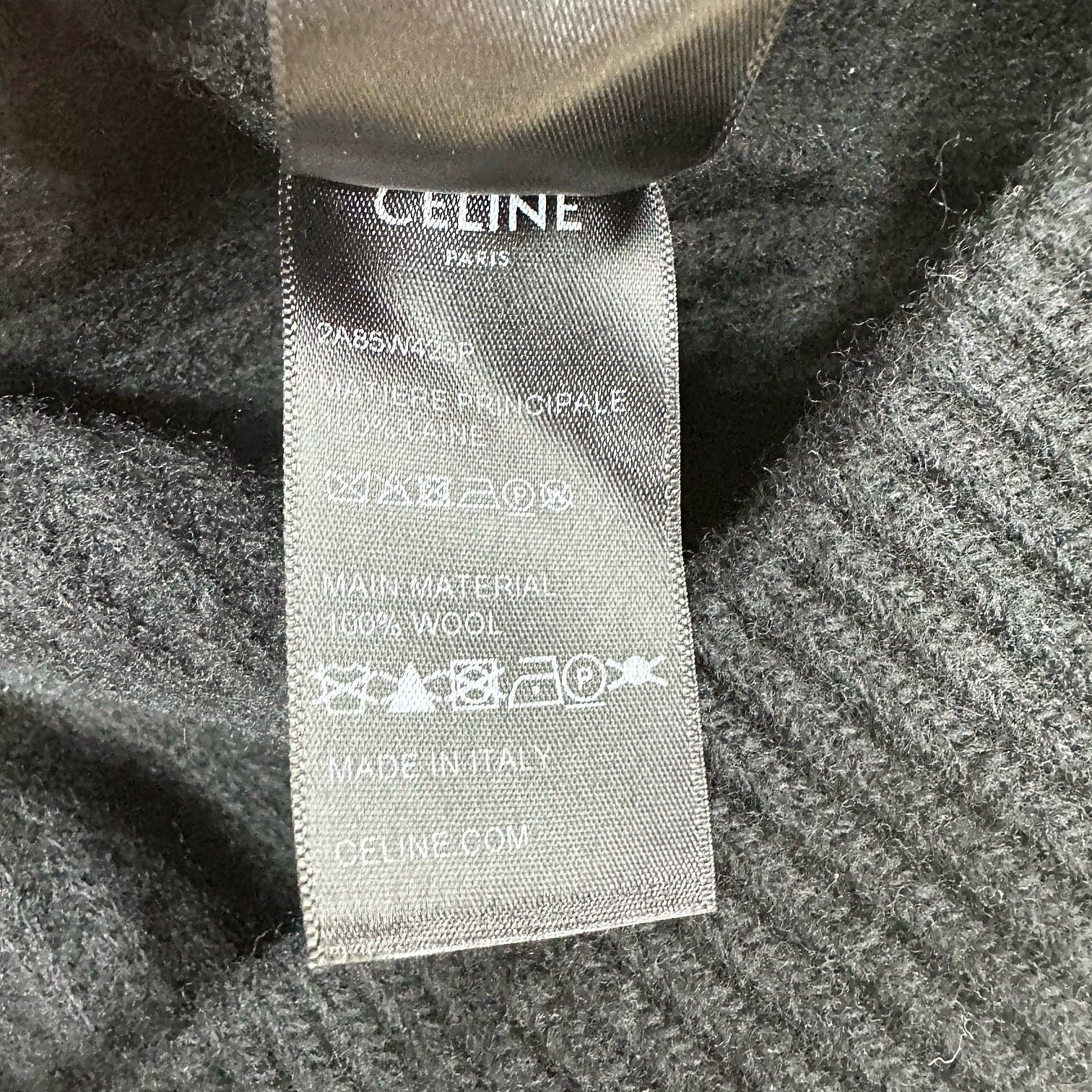 Celine Celine Logo Knit Hoodie Size M Size US M / EU 48-50 / 2 - 5 Thumbnail