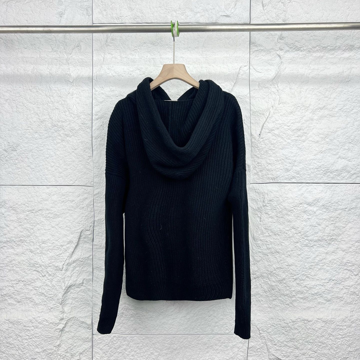Celine Celine Logo Knit Hoodie Size M Size US M / EU 48-50 / 2 - 2 Thumbnail
