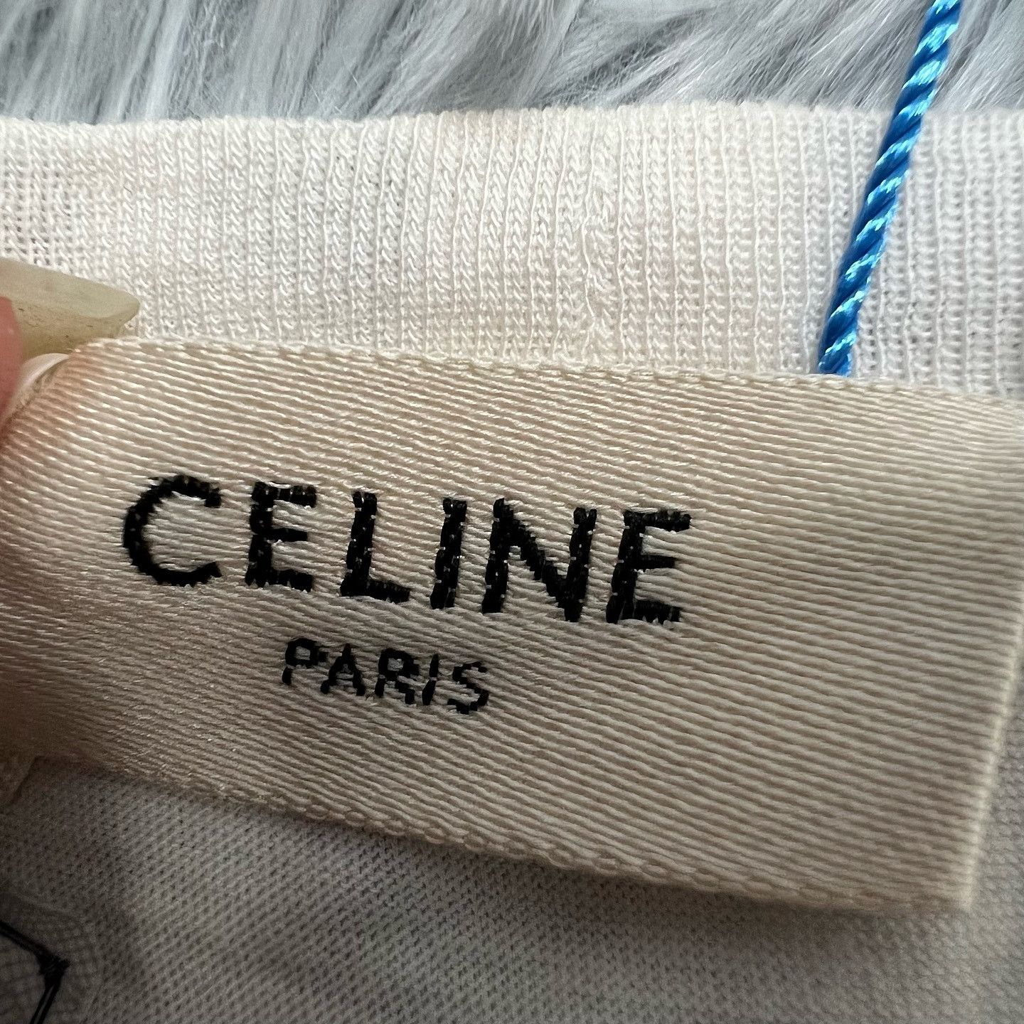 Celine Celine Logo Print T-Shirt White Size S Size S / US 4 / IT 40 - 3 Thumbnail