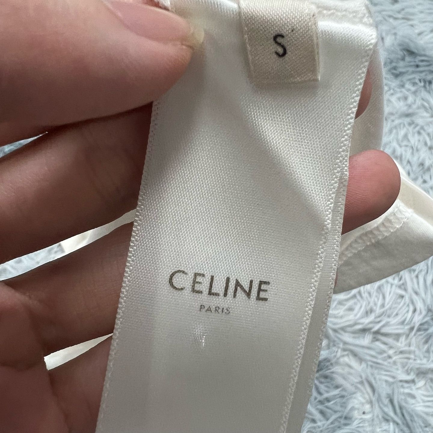 Celine Celine Logo Print T-Shirt White Size S Size S / US 4 / IT 40 - 4 Thumbnail