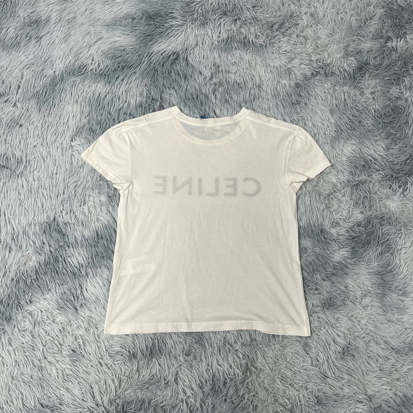 Celine Celine Logo Print T-Shirt White Size S Size S / US 4 / IT 40 - 2 Thumbnail