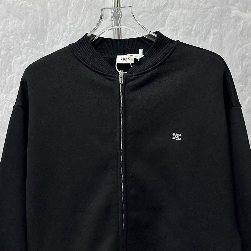 Celine Celine Triomphe Logo Bomber Jacket Size M Size M / US 6-8 / IT 42-44 - 3 Thumbnail