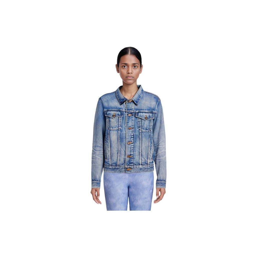 Celine Celine Faded Blue Denim Jacket Size M Size M / US 6-8 / IT 42-44 - 6 Thumbnail