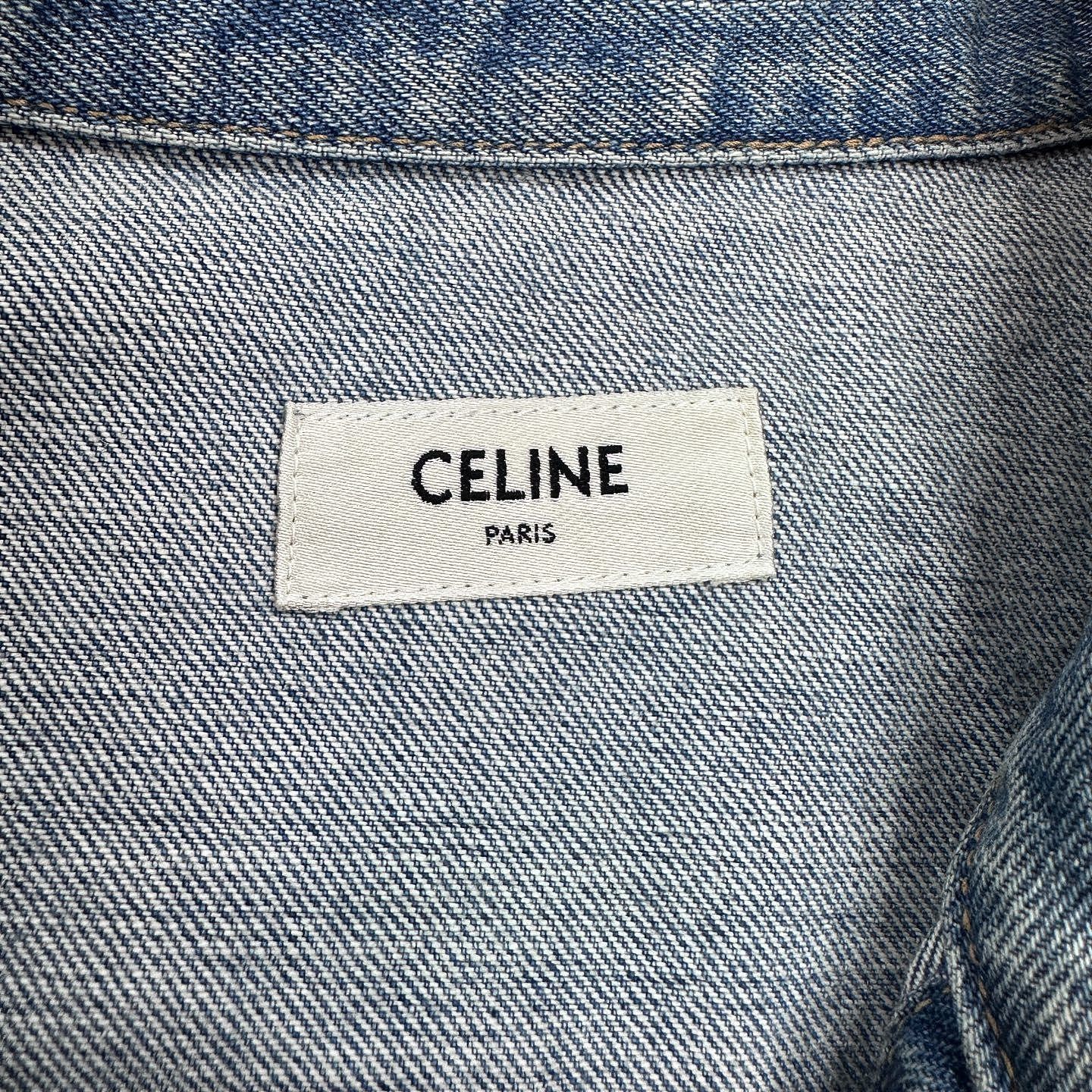 Celine Celine Faded Blue Denim Jacket Size M Size M / US 6-8 / IT 42-44 - 3 Thumbnail