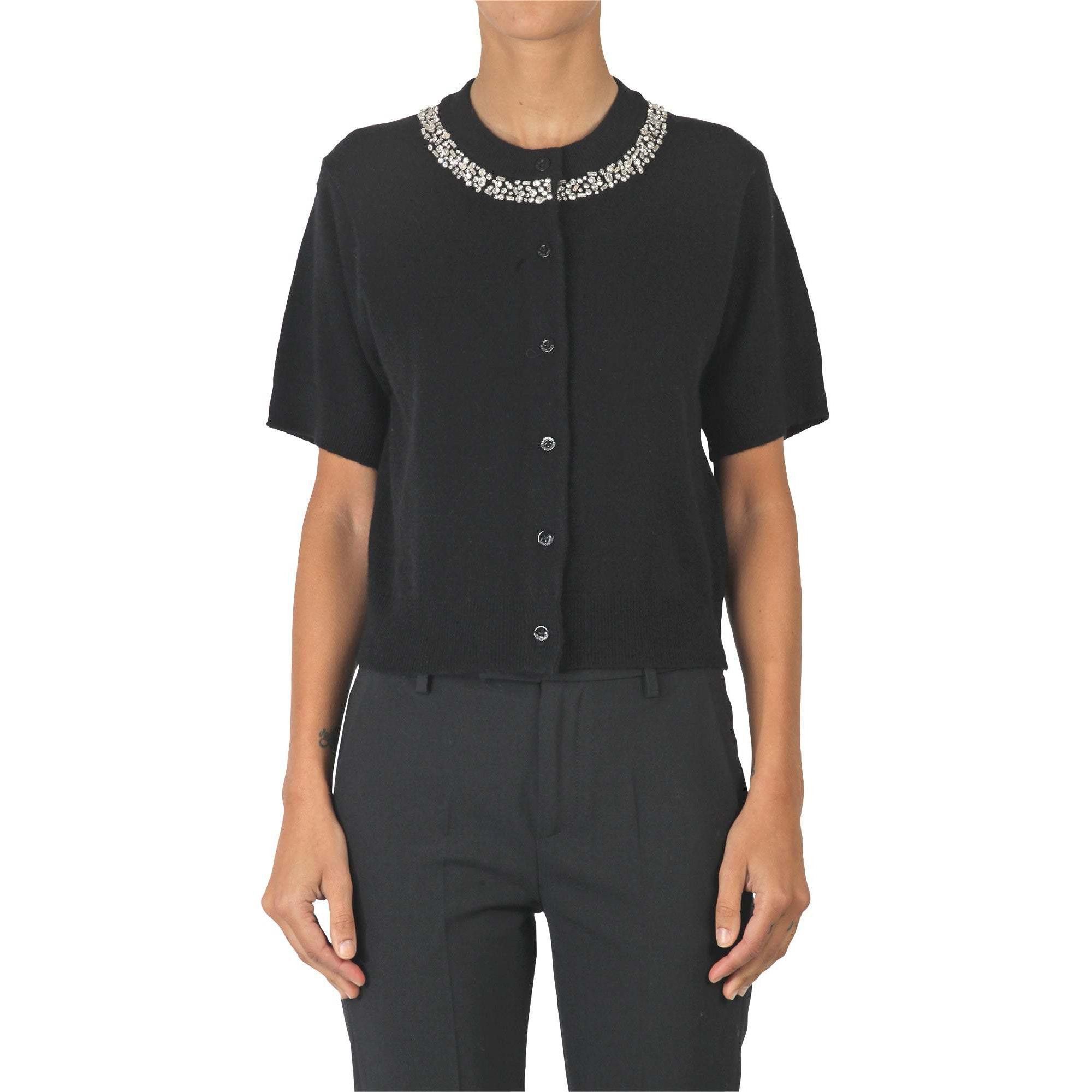 Celine Celine Crystal Collar Cashmere Cardigan Size S Size S / US 4 / IT 40 - 12 Thumbnail