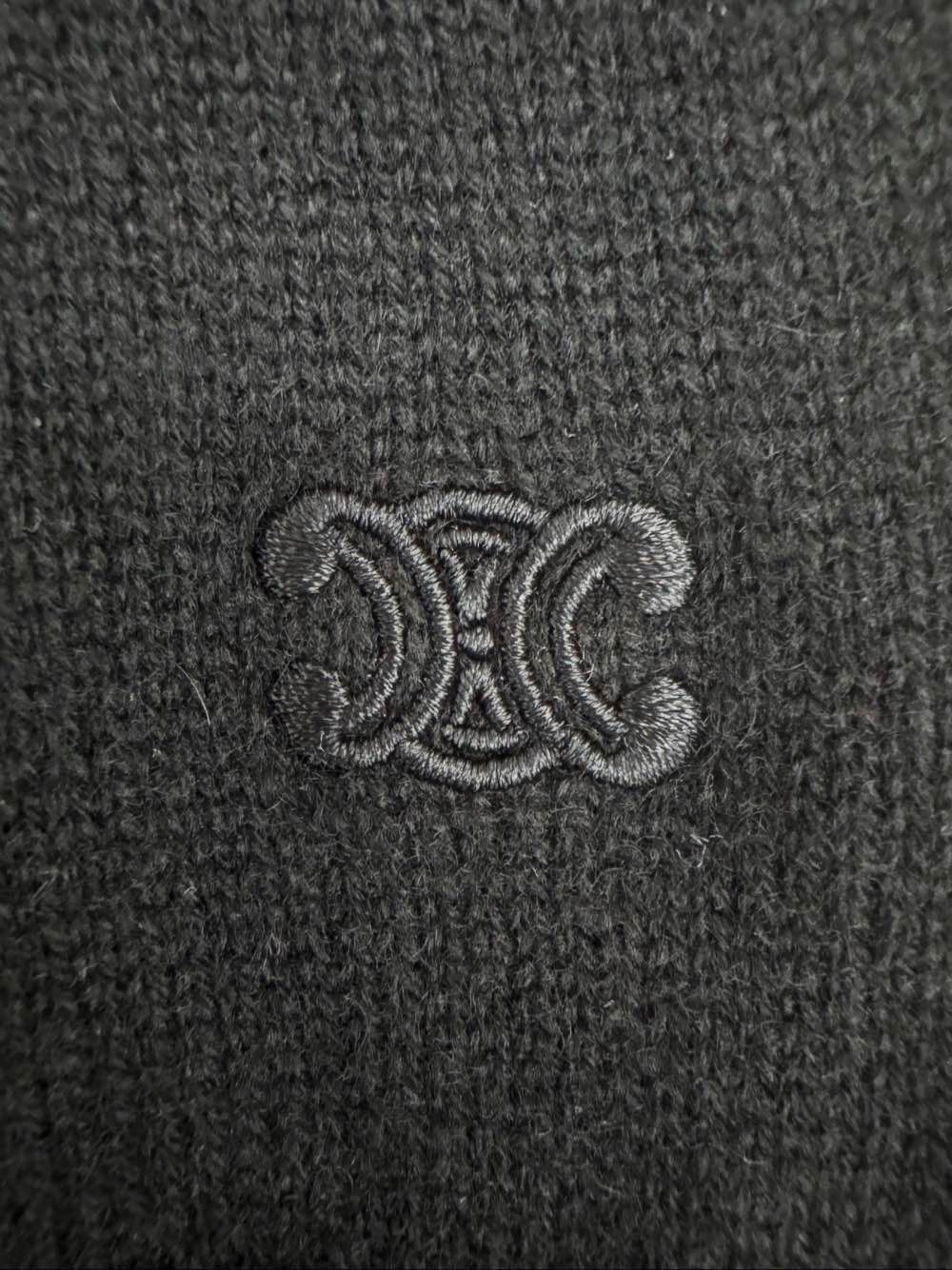 Celine Celine Crystal Collar Cashmere Cardigan Size S Size S / US 4 / IT 40 - 4 Thumbnail