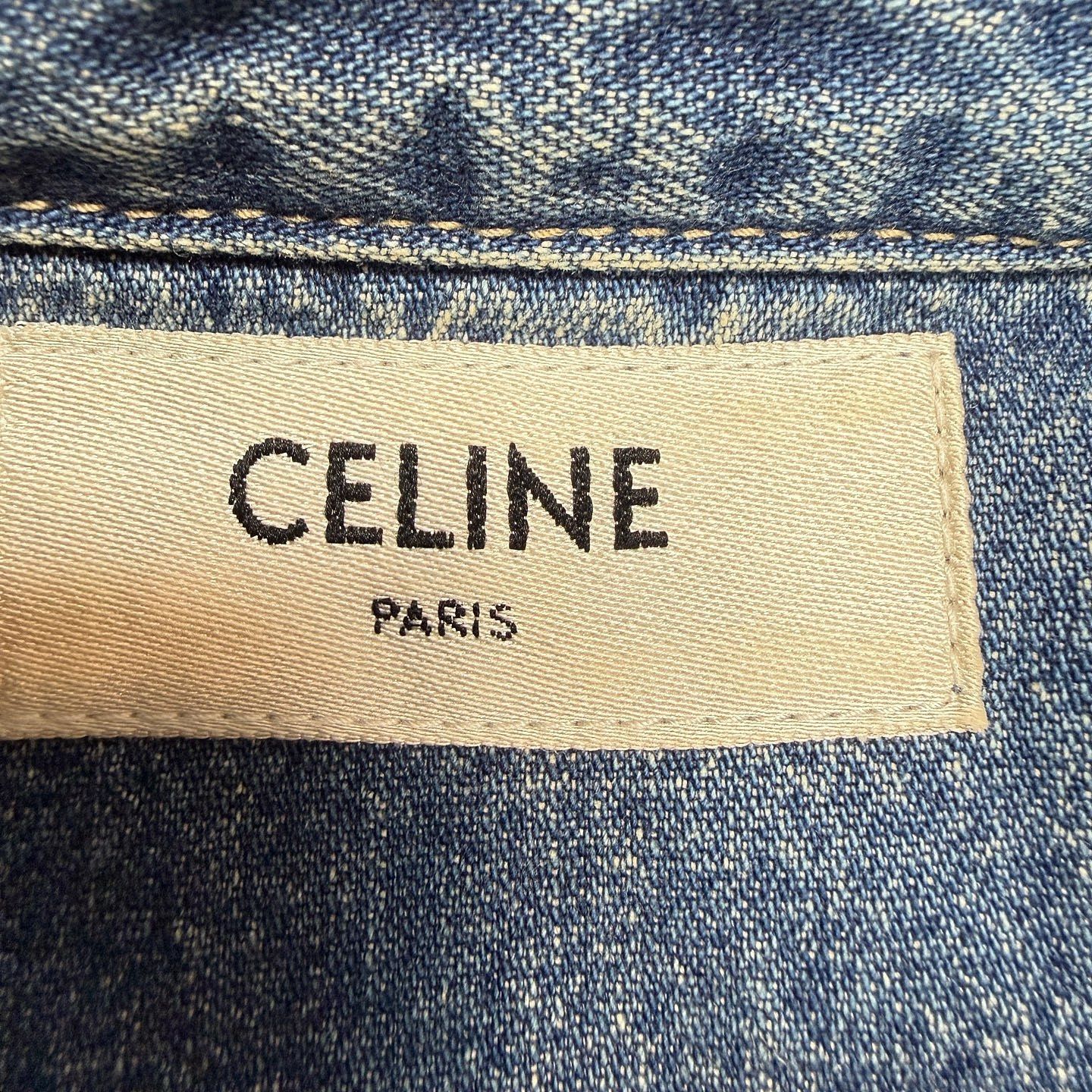 Celine CELINE Denim Button Up Shirt Size XS Size XS / US 0-2 / IT 36-38 - 3 Thumbnail