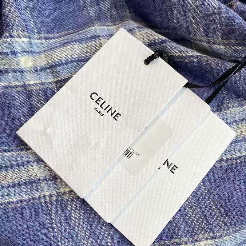 Celine CELINE Plaid Button Up Shirt Size 38 Size S / US 4 / IT 40 - 7 Thumbnail