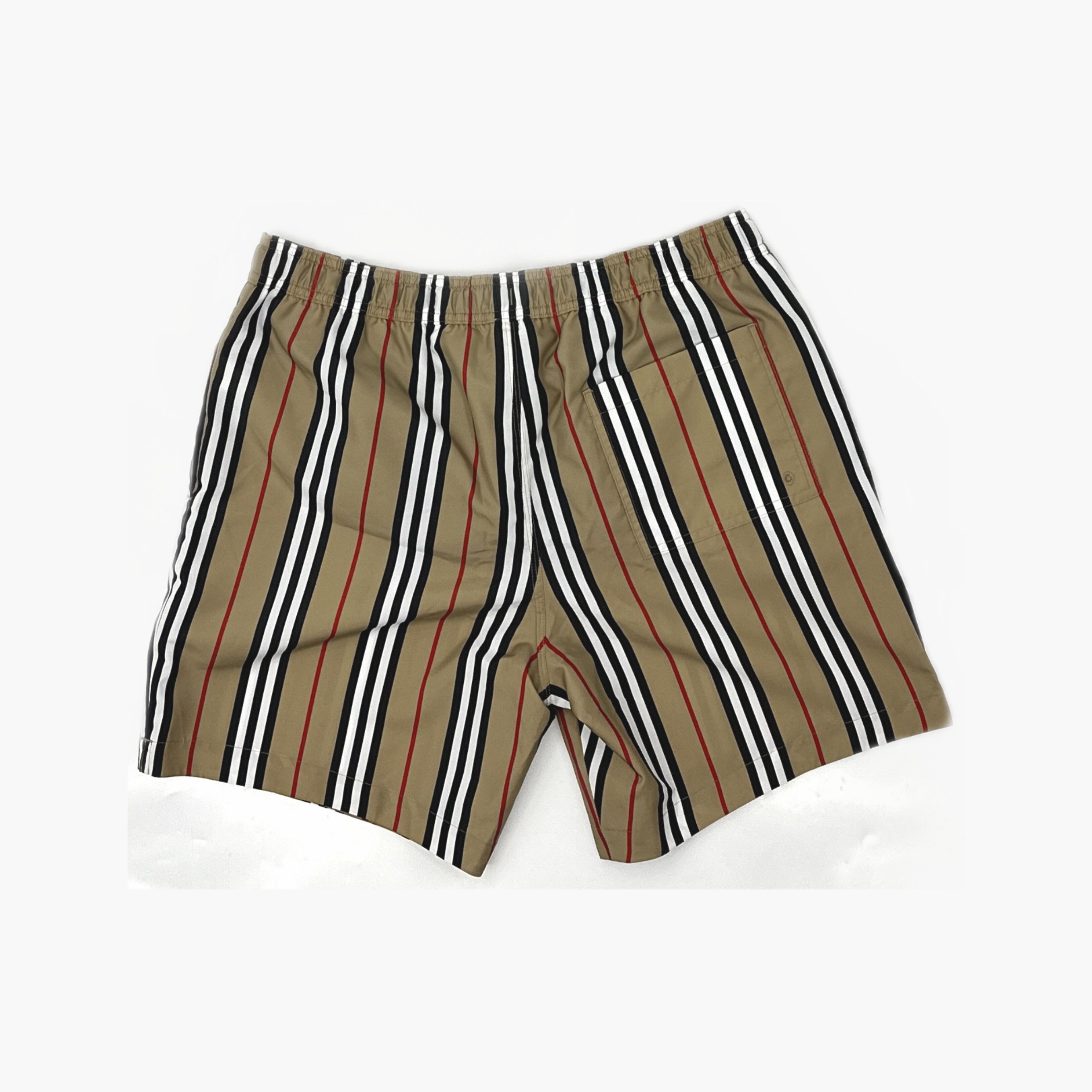 Burberry Burberry Archive Beige Striped Swim Shorts Size M Size US 32 / EU 48 - 2 Thumbnail