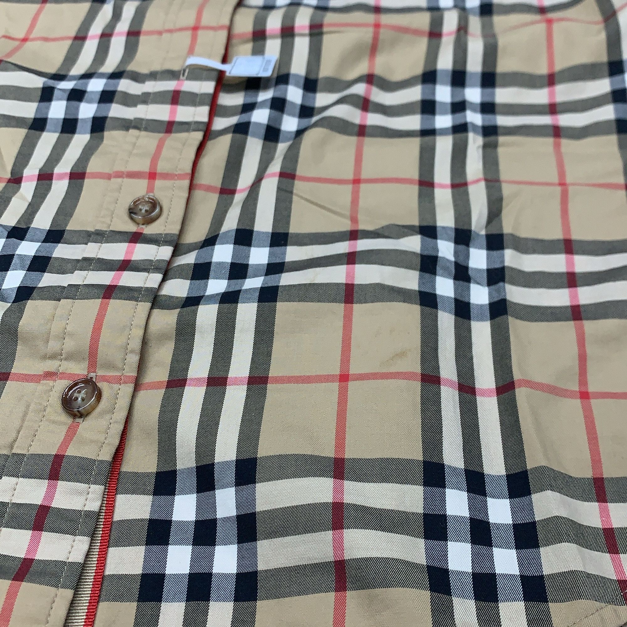 Burberry Burberry Check Button Up Shirt Size 6 Size M / US 6-8 / IT 42-44 - 5 Thumbnail
