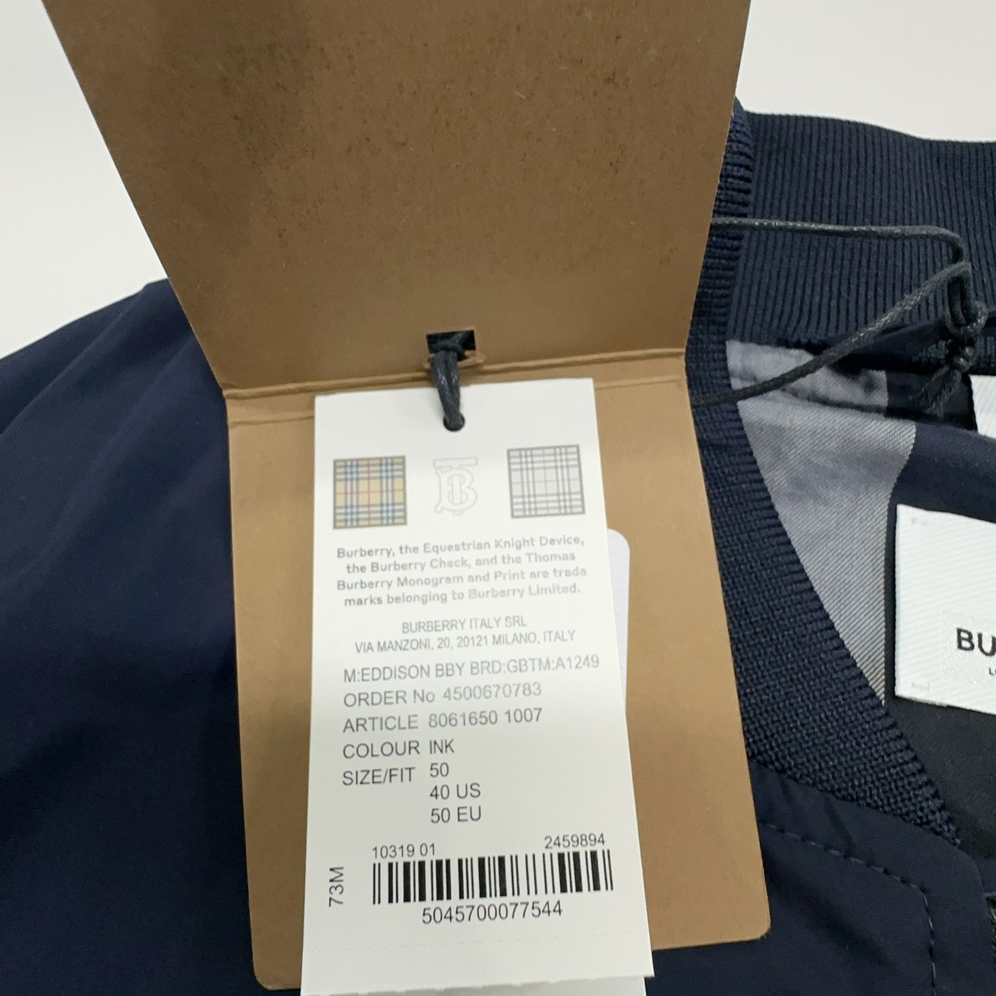 Burberry Burberry Logo Bomber Jacket Size 50 Size US M / EU 48-50 / 2 - 4 Thumbnail
