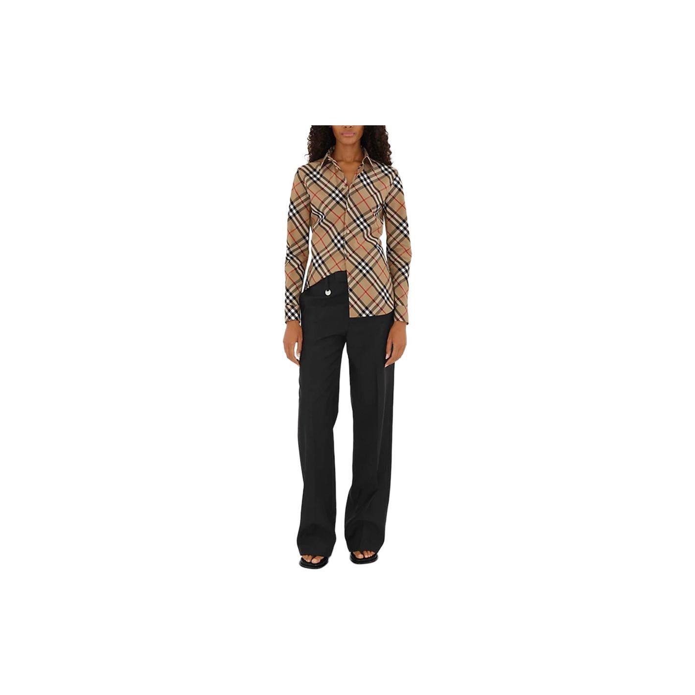 Burberry Burberry Check Long Sleeve Button Up Shirt Size 34 Size XXS / US 00 / IT 34 - 7 Thumbnail