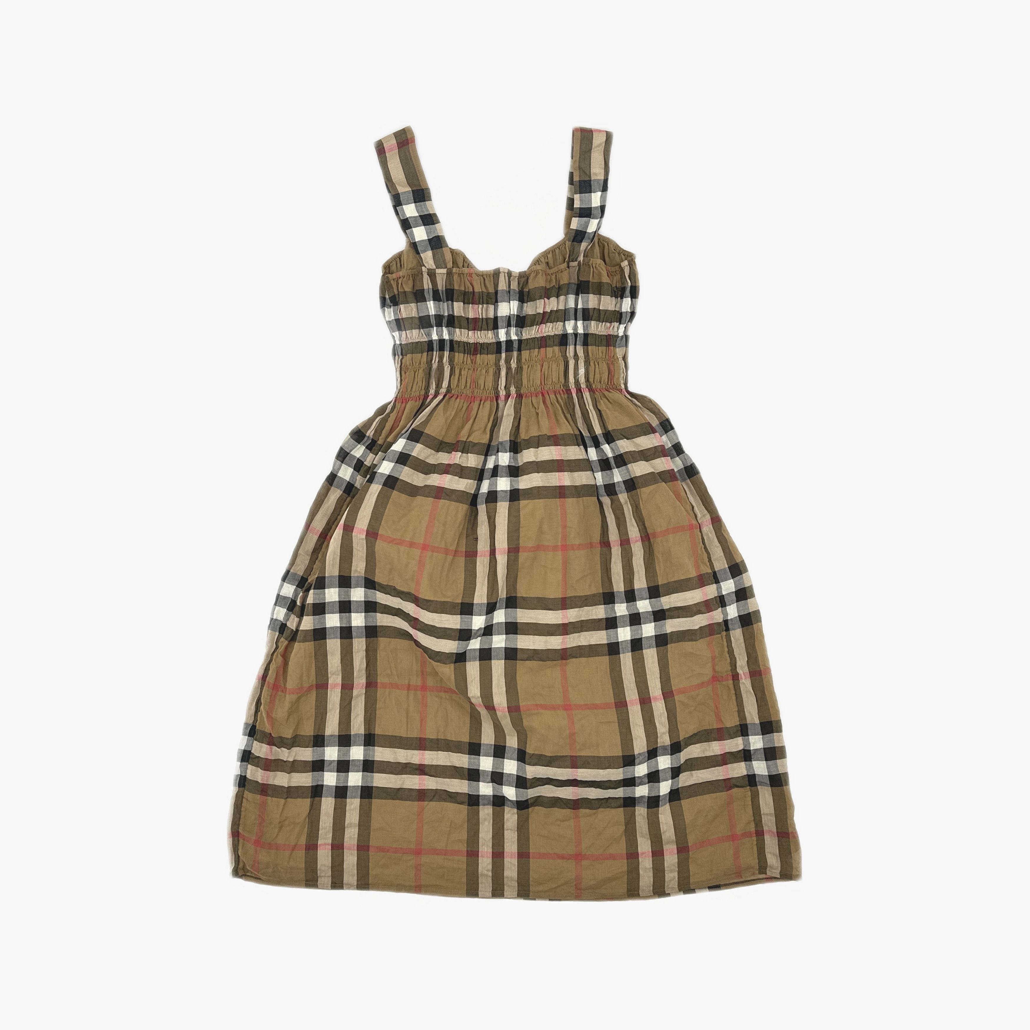 Burberry Burberry Check Cotton Sleeveless Dress Size US 2 Size XS / US 0-2 / IT 36-38 - 2 Thumbnail