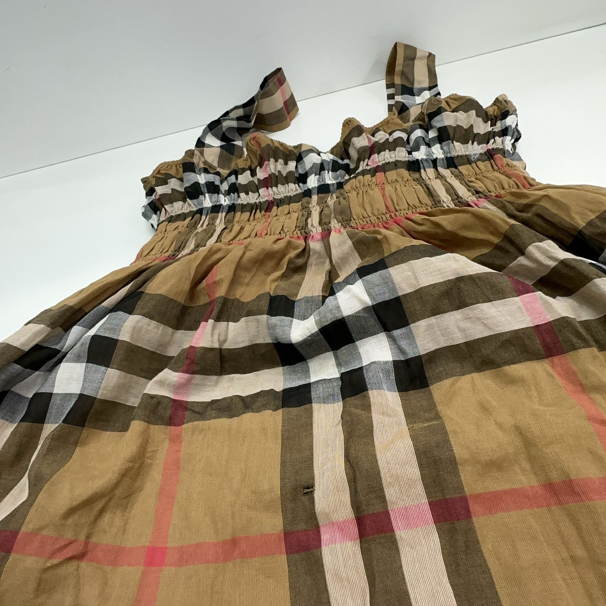 Burberry Burberry Check Cotton Sleeveless Dress Size US 2 Size XS / US 0-2 / IT 36-38 - 5 Thumbnail