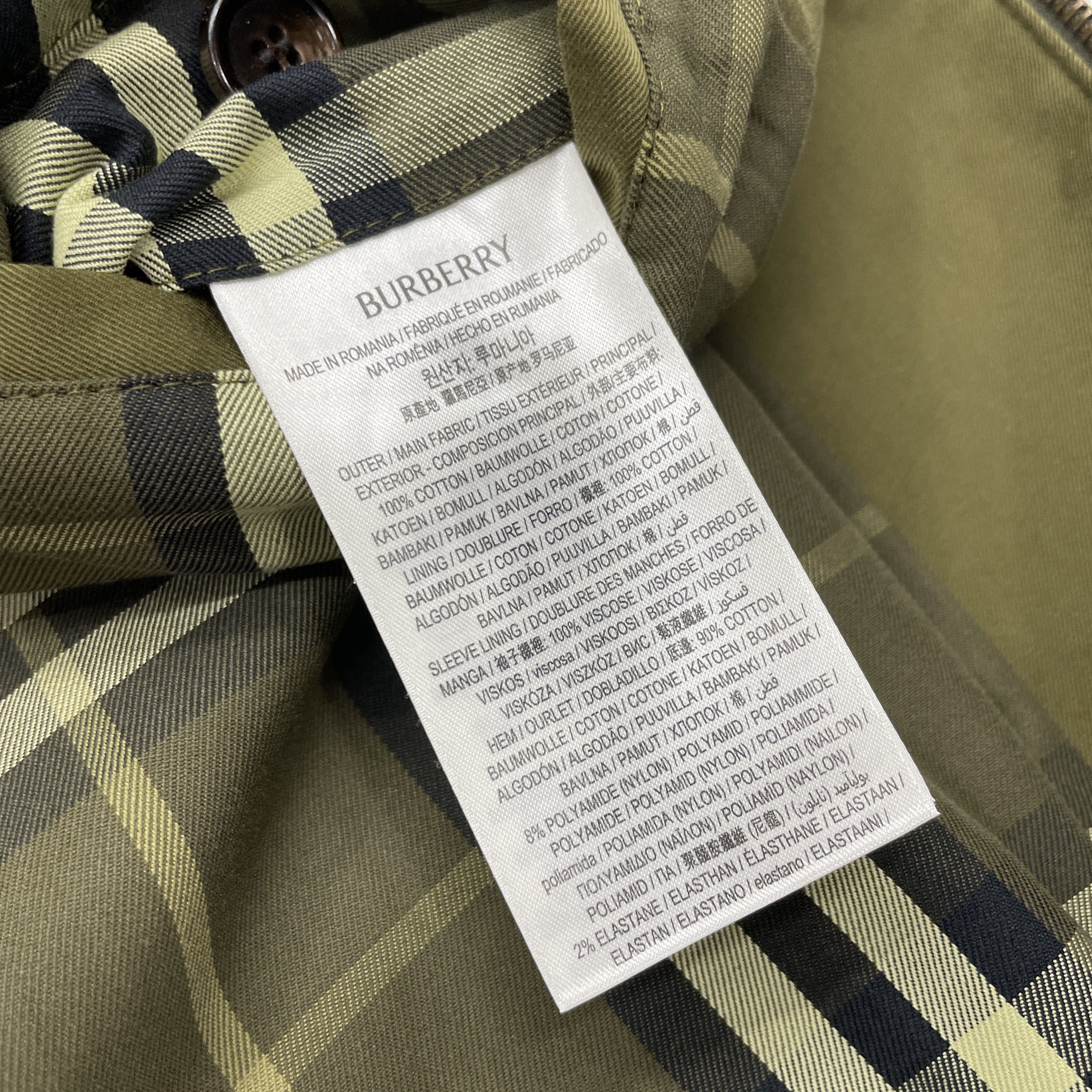 Burberry Burberry Cotton Light Jacket Size L Size US L / EU 52-54 / 3 - 4 Thumbnail