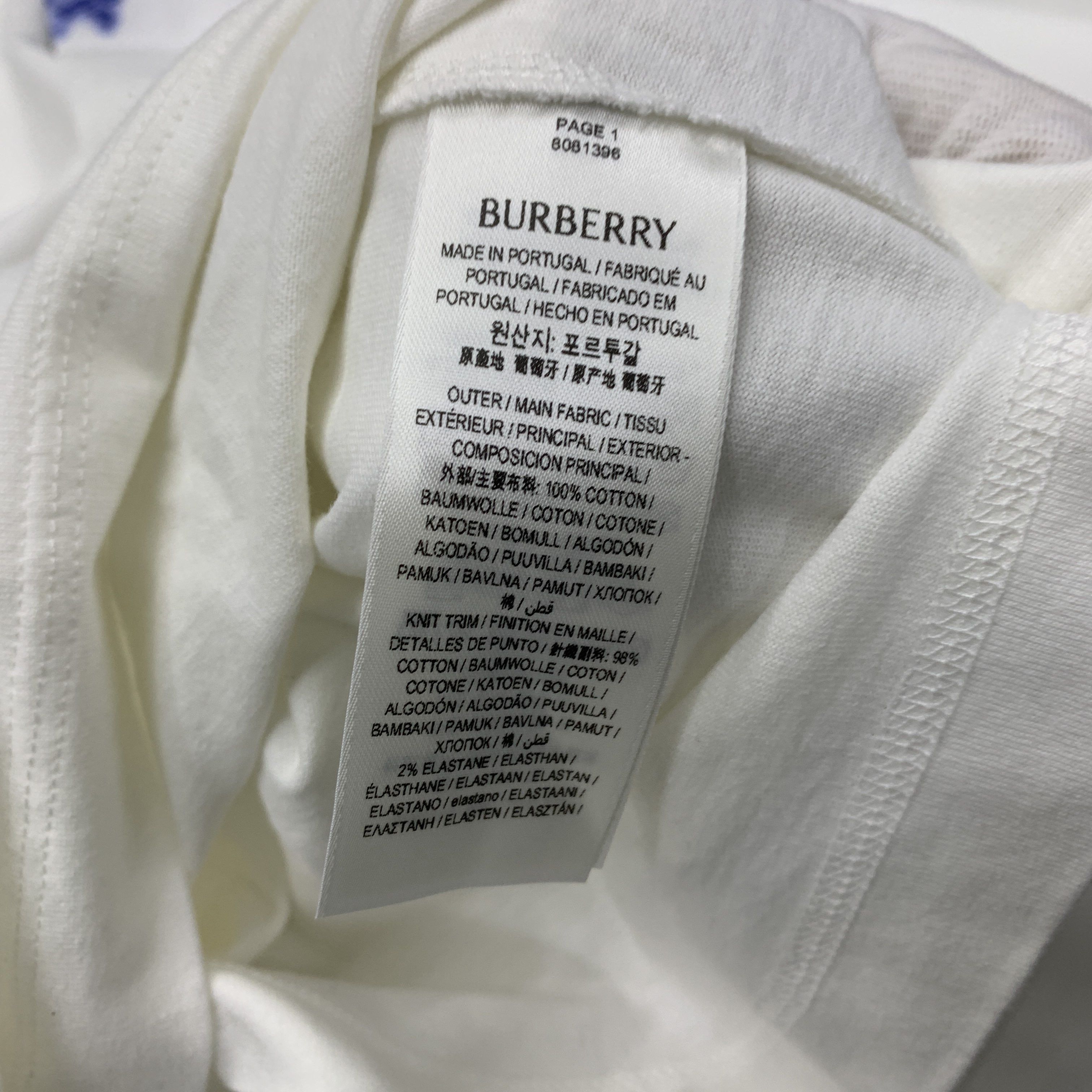 Burberry Burberry Floral Long Sleeve T-Shirt Size XXL Size US XXL / EU 58 / 5 - 5 Thumbnail